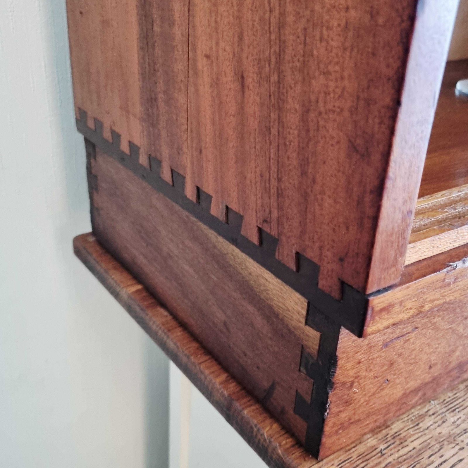 Large Teak Mcm Cabinet With Sliding Glass Doors By Morris Of Glasgow photo vinterior