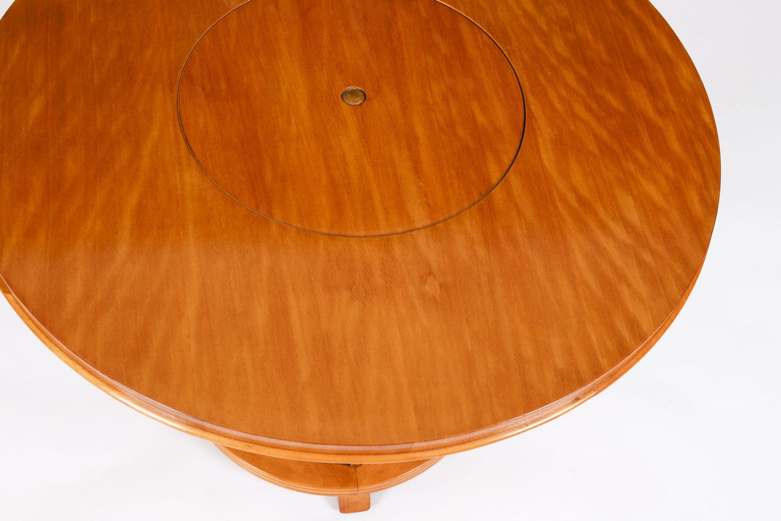 Furniture Satin Wood Pop Up Modernist Cocktail Cabinet C1950 photo