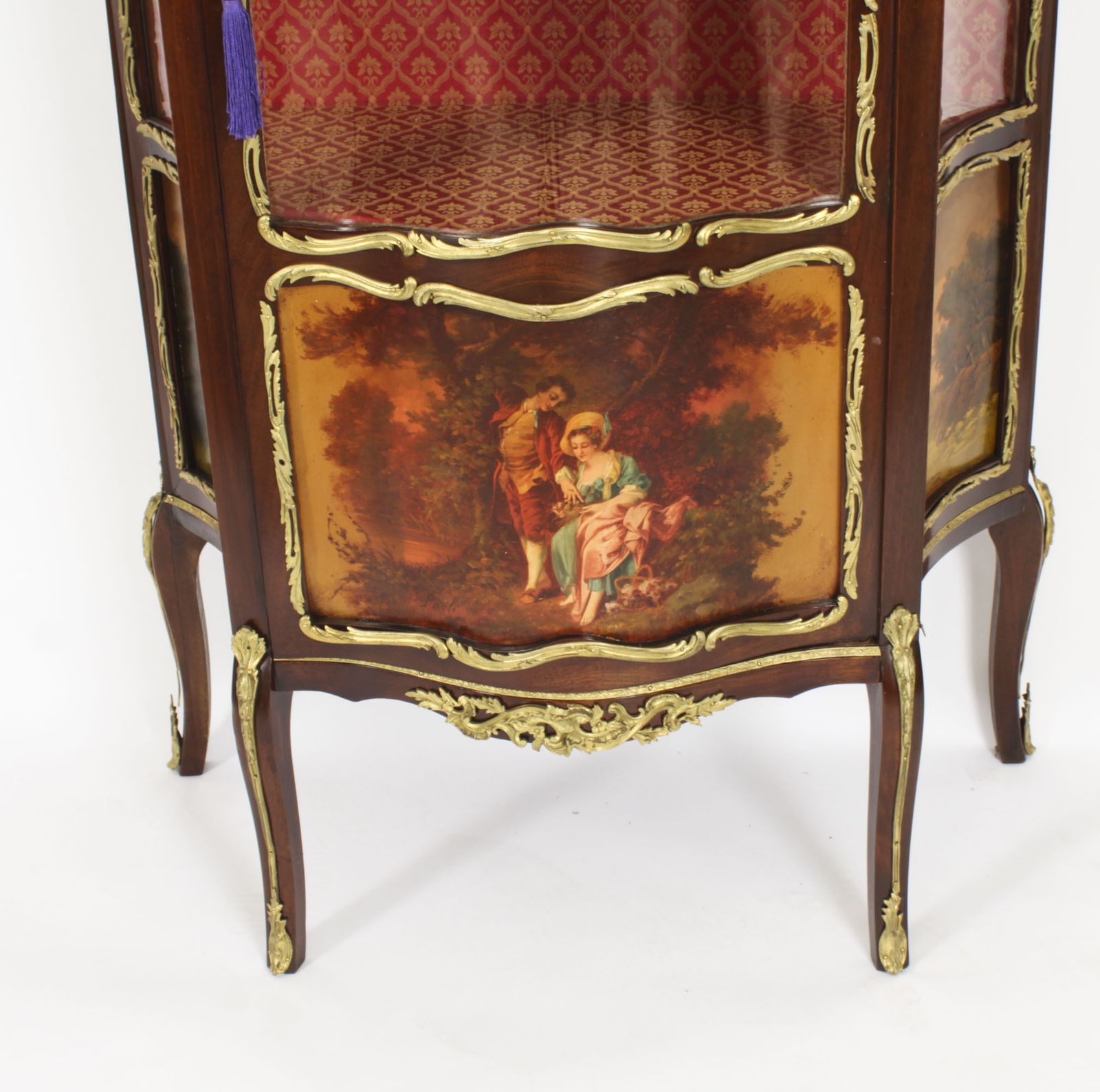 Antique French Vernis Martin Display Cabinet Vetrine Circa 1880 19th C photo 3950.0
