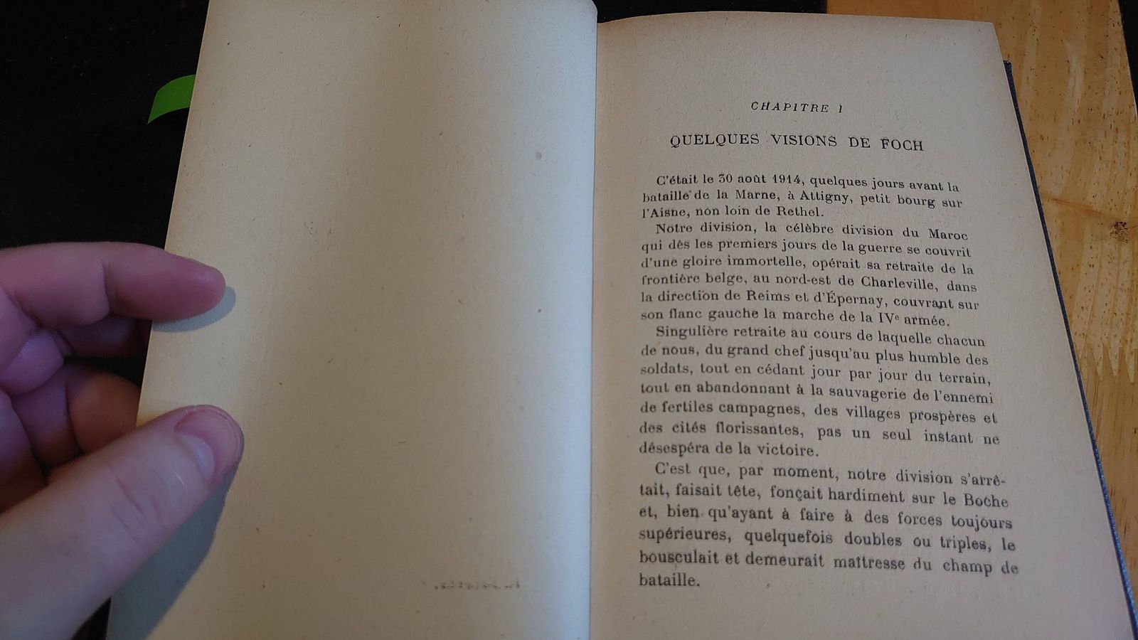 Foch, Le Vanqueur   Recouly   1918   Good To Very Good Condition photo vinterior