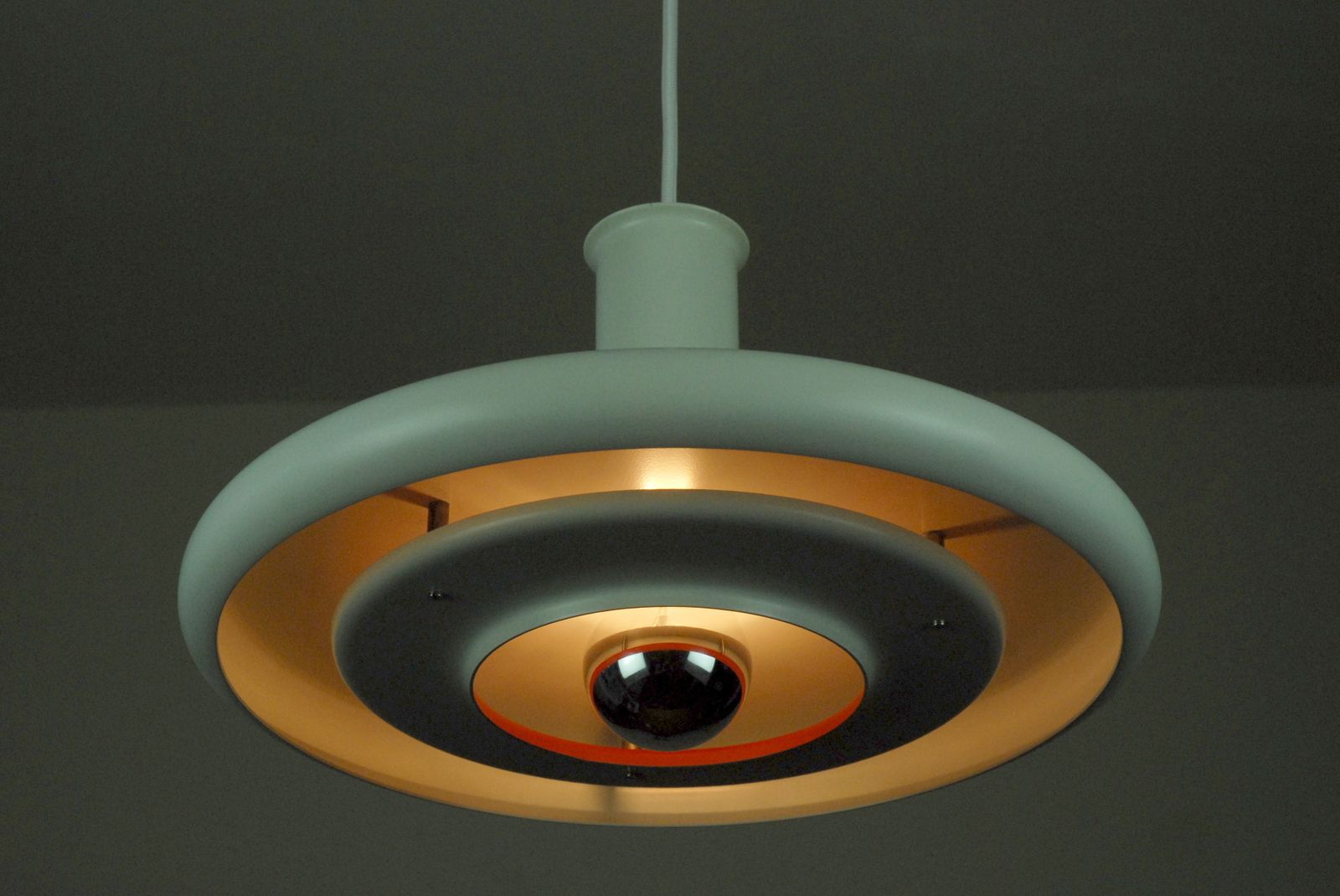 Optima Pendant Lamp By Hans Due For Fog & Mørup, Denmark, 1970s photo for sale