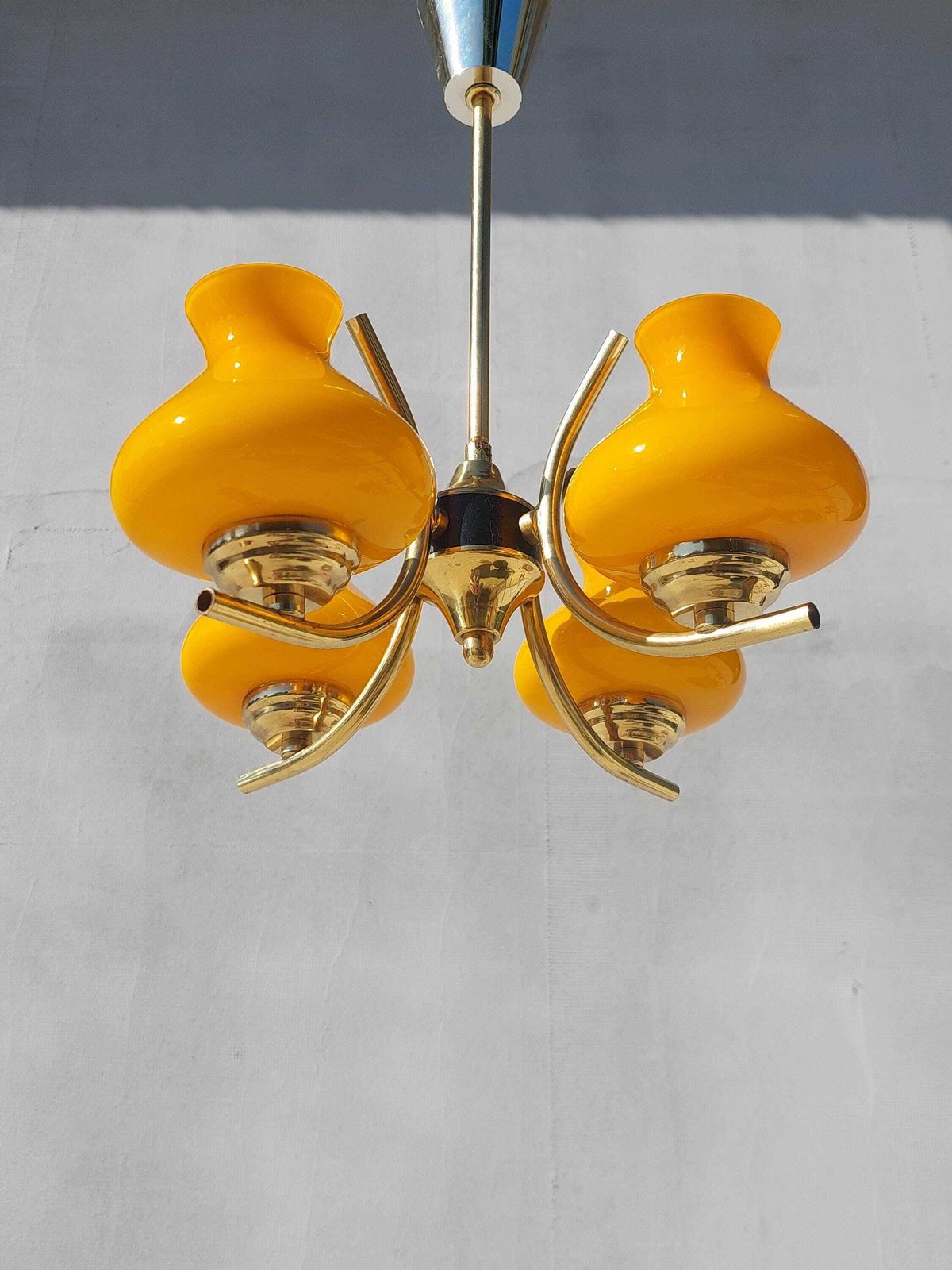 photo for sale Sputnik Chandelier / Space Age Pendant Lamp / Retro Chandelier / Retro Pendant Lamp / Mcm Pendant Lamp / 70's