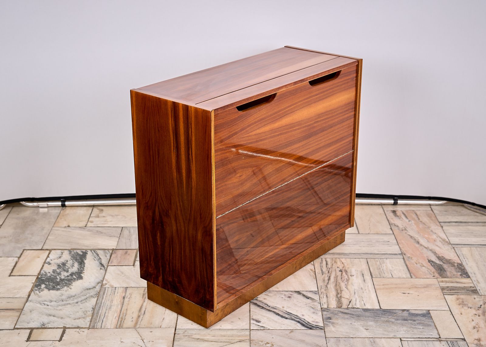 Two Vintage Linen Chests, Czechoslovakia, 1960s photo vinterior