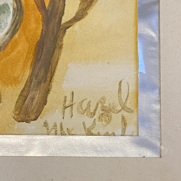 Hazel ‘Guggenheim’ Mckinley Watercolour   In A Chelsea Living Room photo for sale