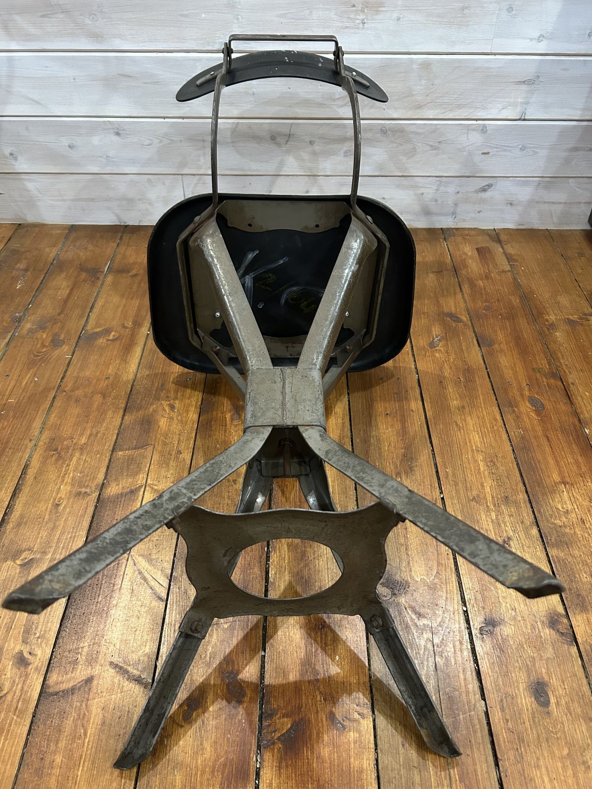 Industrial 1960s Chair. Lightly Cleaned But As Is In The Factory!!But photo for sale