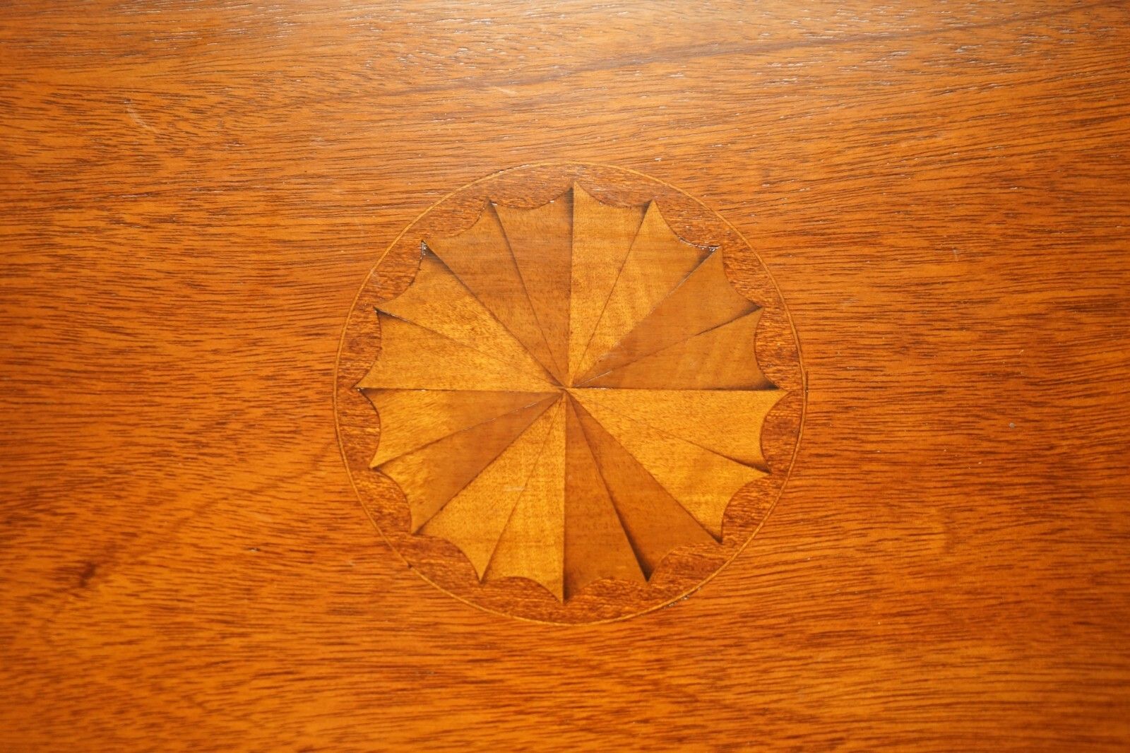 Furniture Vintage Sheraton Revival Mahogany & Satinwood Revolving Bookcase Side End Table photo