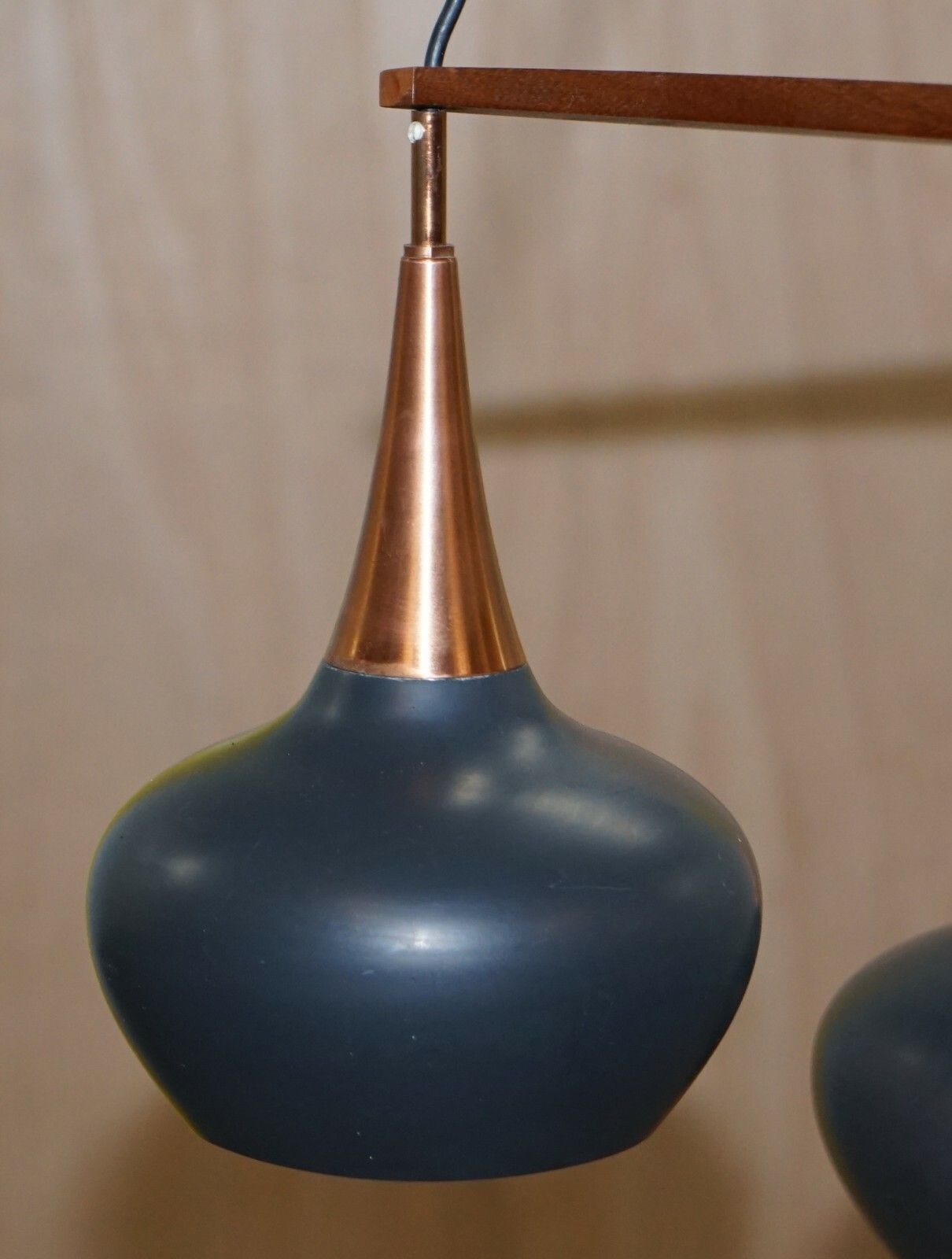 Rare Circa 1960 Uno And Osten Kristiansson For Luxus Triple Light Chandelier photo Lighting