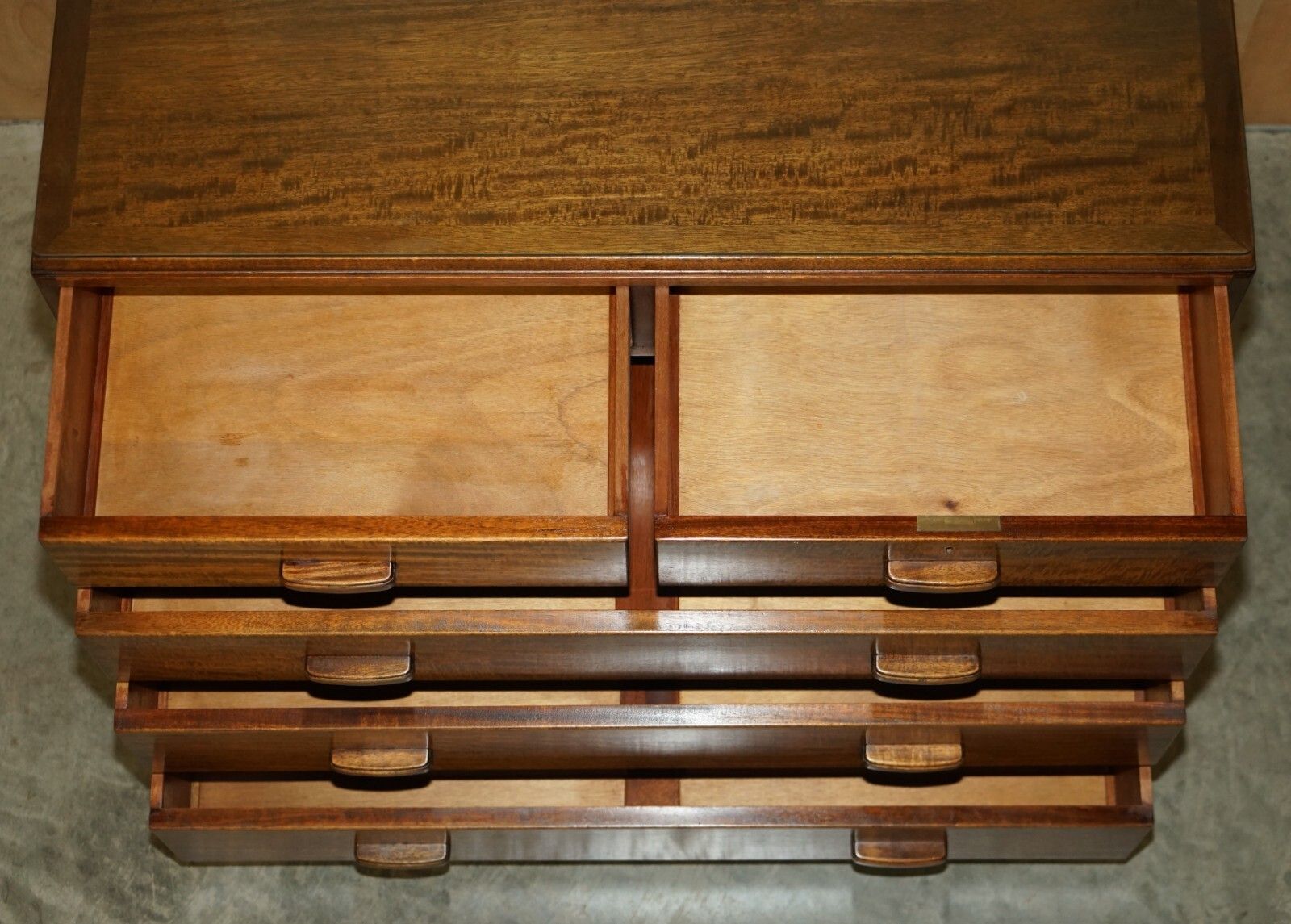 1 Of 2 Alfred Cox Mid Century Modern Chests Of Drawers Circa 1952 Period Oak photo 1350.0