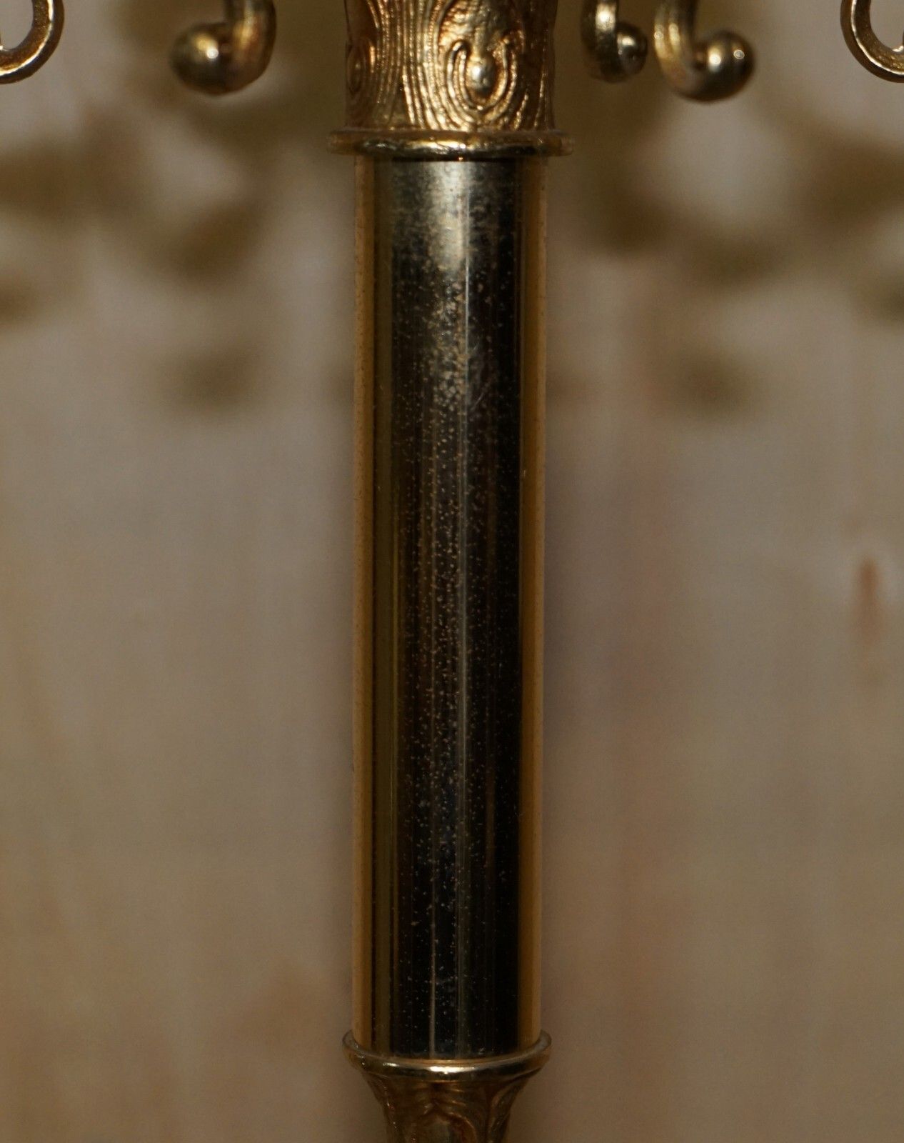Antique Victorian Circa 1880 Brass Coat Hat & Scarf Stand Rare Dolphin Cast Legs photo vinterior