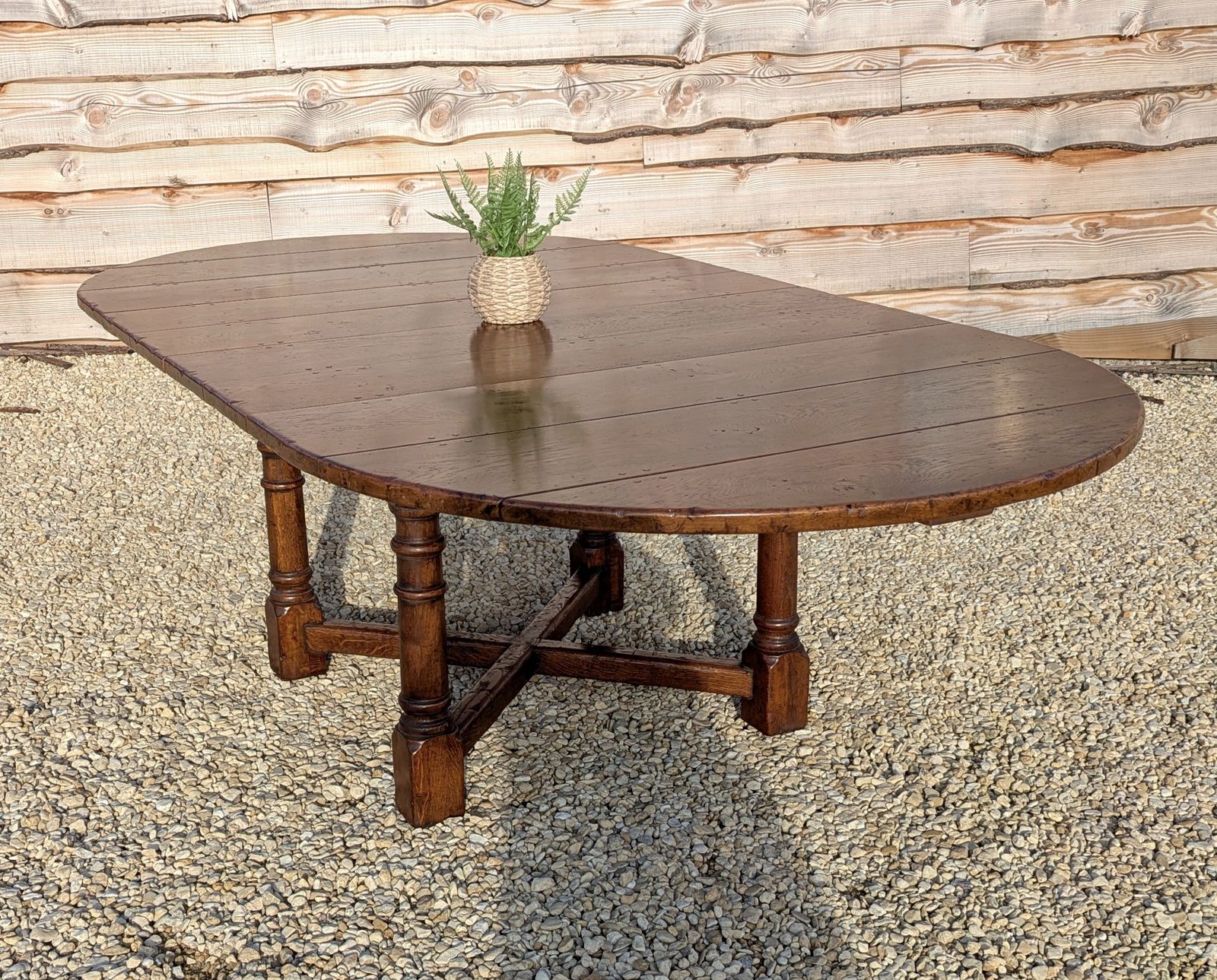 Heavy Pippy Oak Extending Table   Batheaston Furniture  Seats 10 12   Oval photo buy