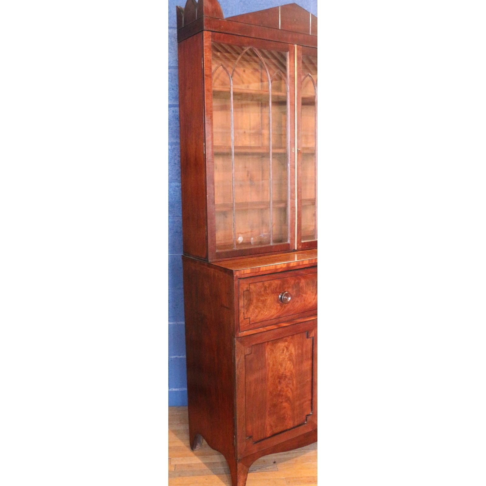 photo furniture A Fine Regency Period Thomas Hope Mahogany Secretaire Bookcase