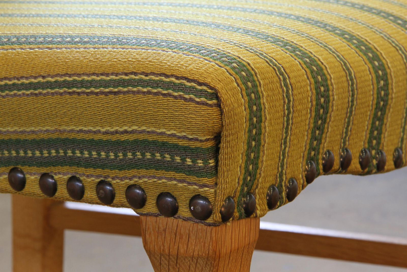 3665.0 Vintage 1960s Brualist Danish Modern Oak Dining Chairs Style Of Henning Kjærnulf photo