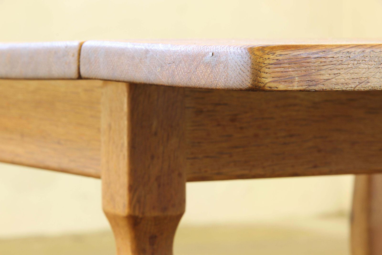 photo buy 1960s Mid Century Brutalist Danish Coffee Table In Oak Attributed To Kjærnulf
