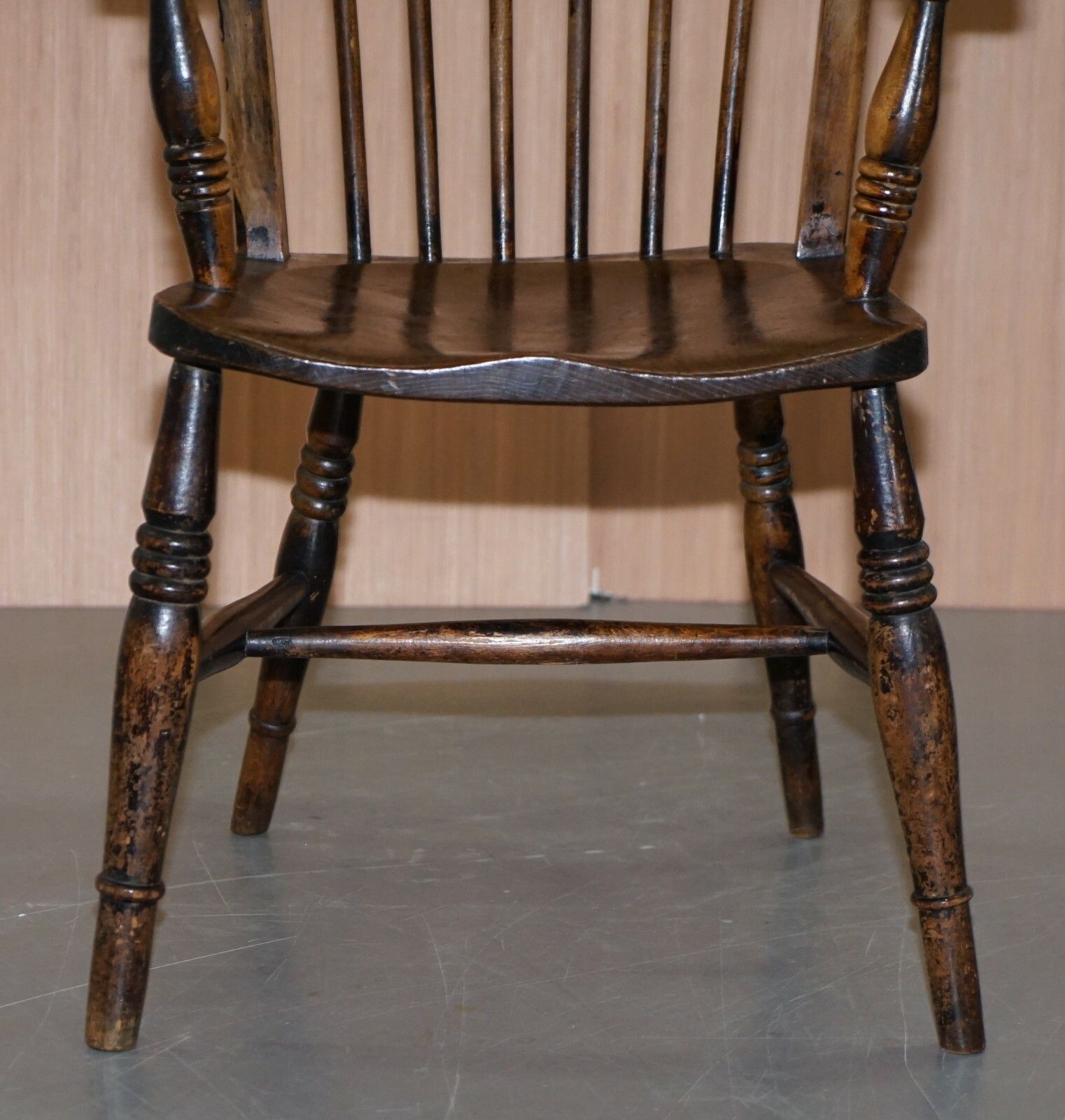 photo furniture Original Paint 19th Century Thames Valley Oxford Windsor Armchair Stunning Wood