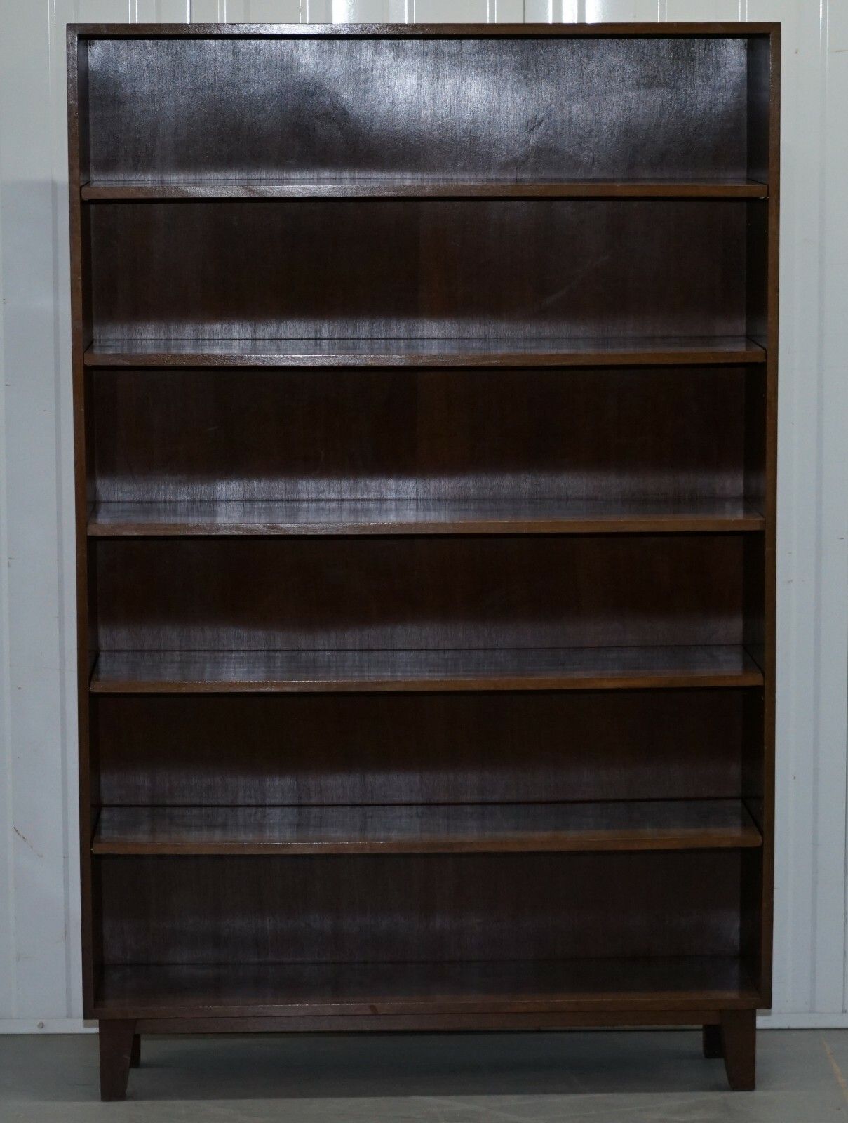 Vintage Mid Century Modern Stamped Musterring Oberfl Behandlung Bookcase photo furniture