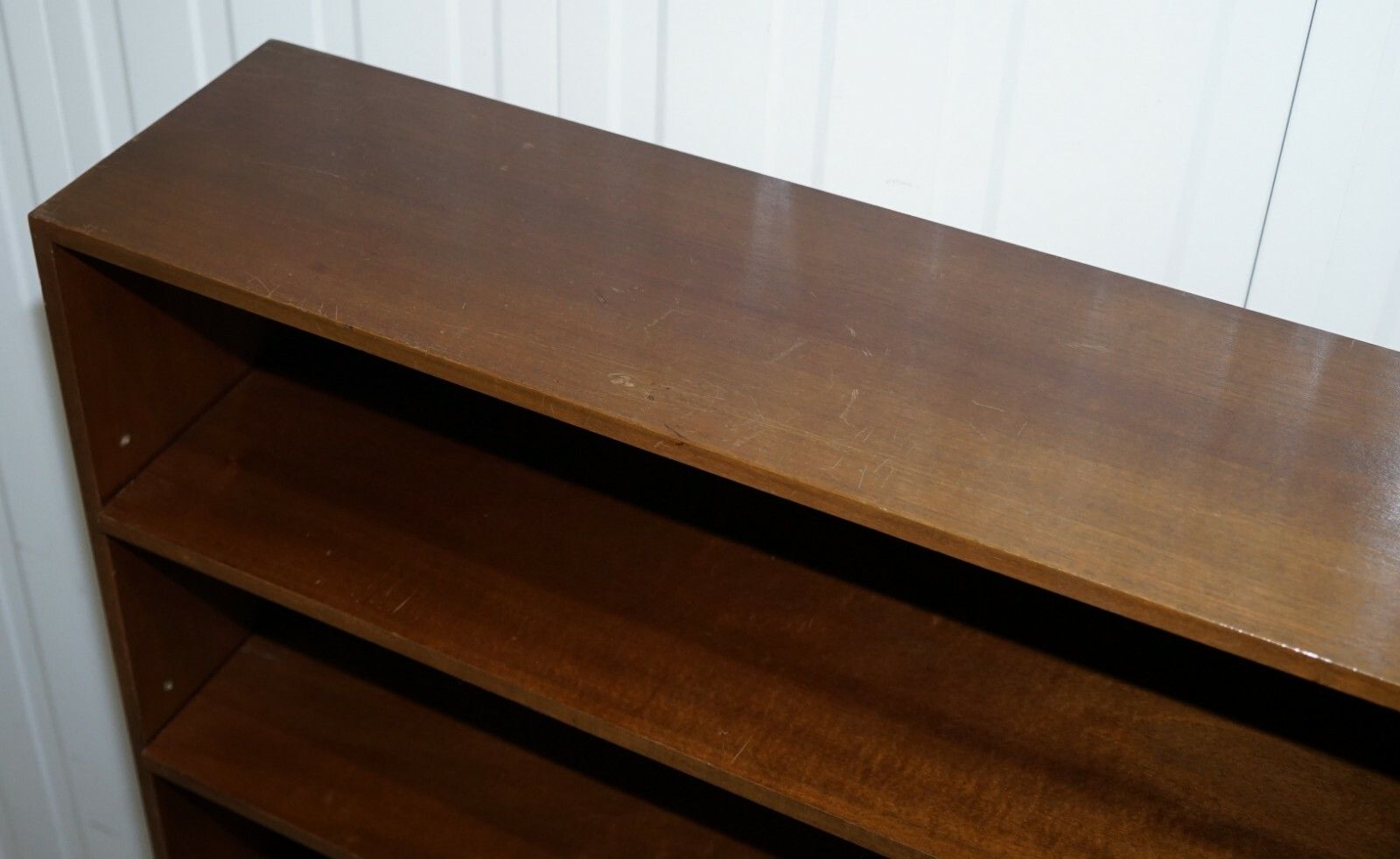 Vintage Mid Century Modern Stamped Musterring Oberfl Behandlung Bookcase photo Furniture