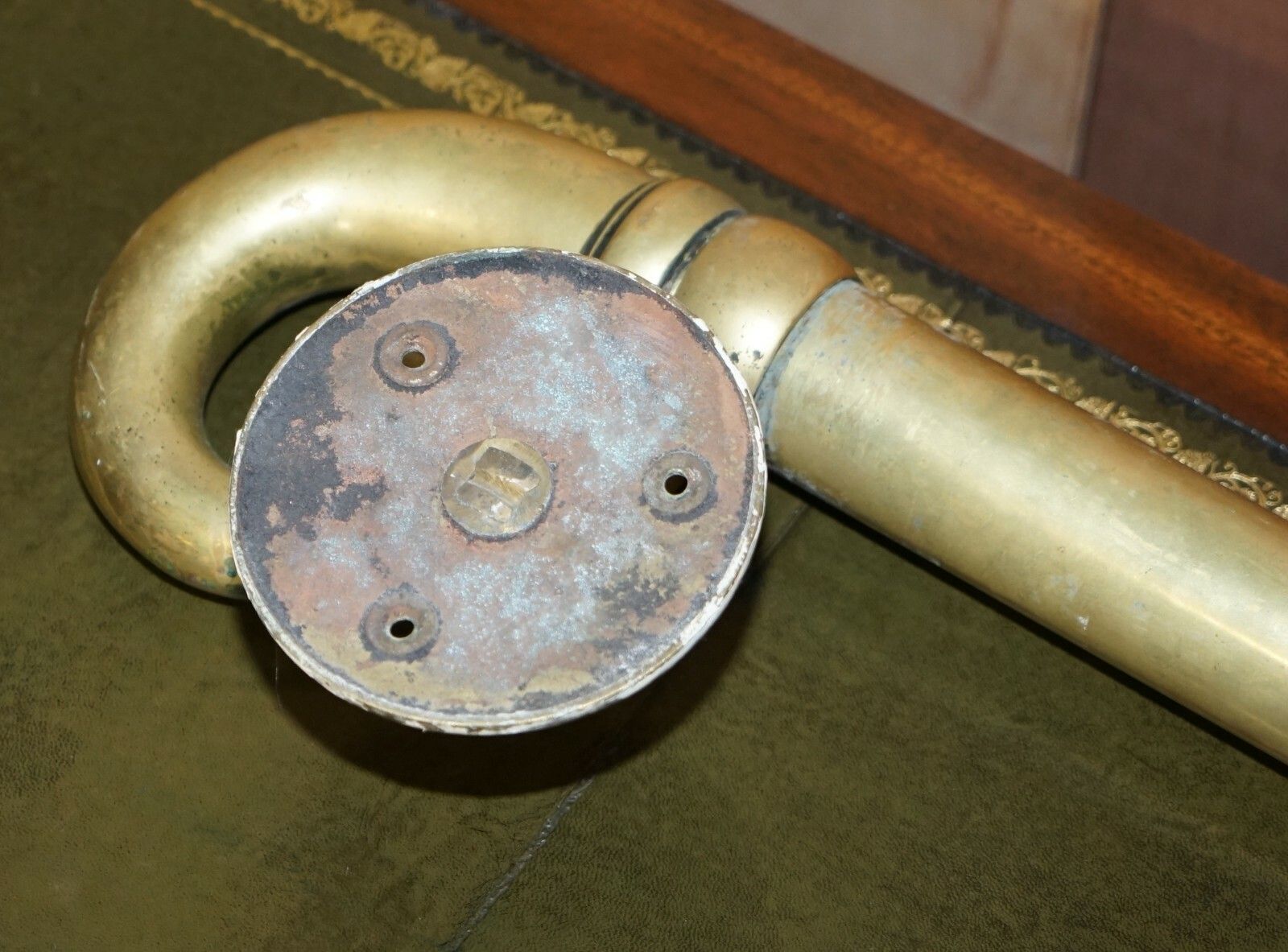 Home Fixtures Very Large Pair Of 122cm Tall  Antique Victorian Brass Door Handles / Door Pulls photo