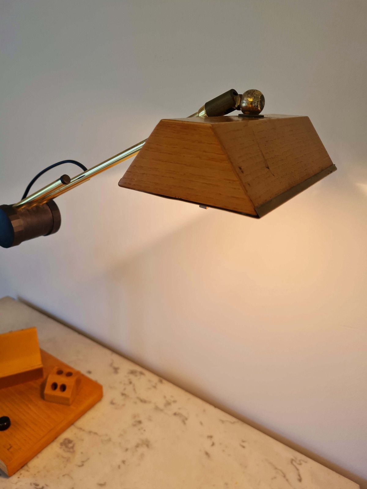Vintage Italian Architects Desk Lamp photo furniture