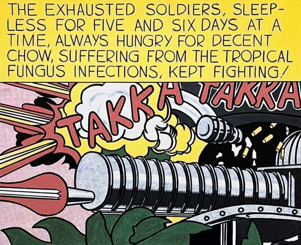 Roy Lichtenstein, "Takka Takka", 1990s, Silk Screen photo Art