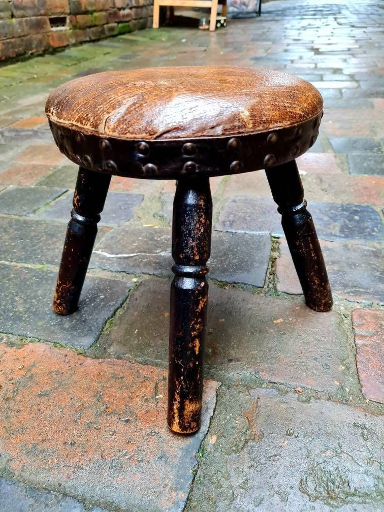 Beautiful Victorian Ebonised Foot Stool photo 110.0