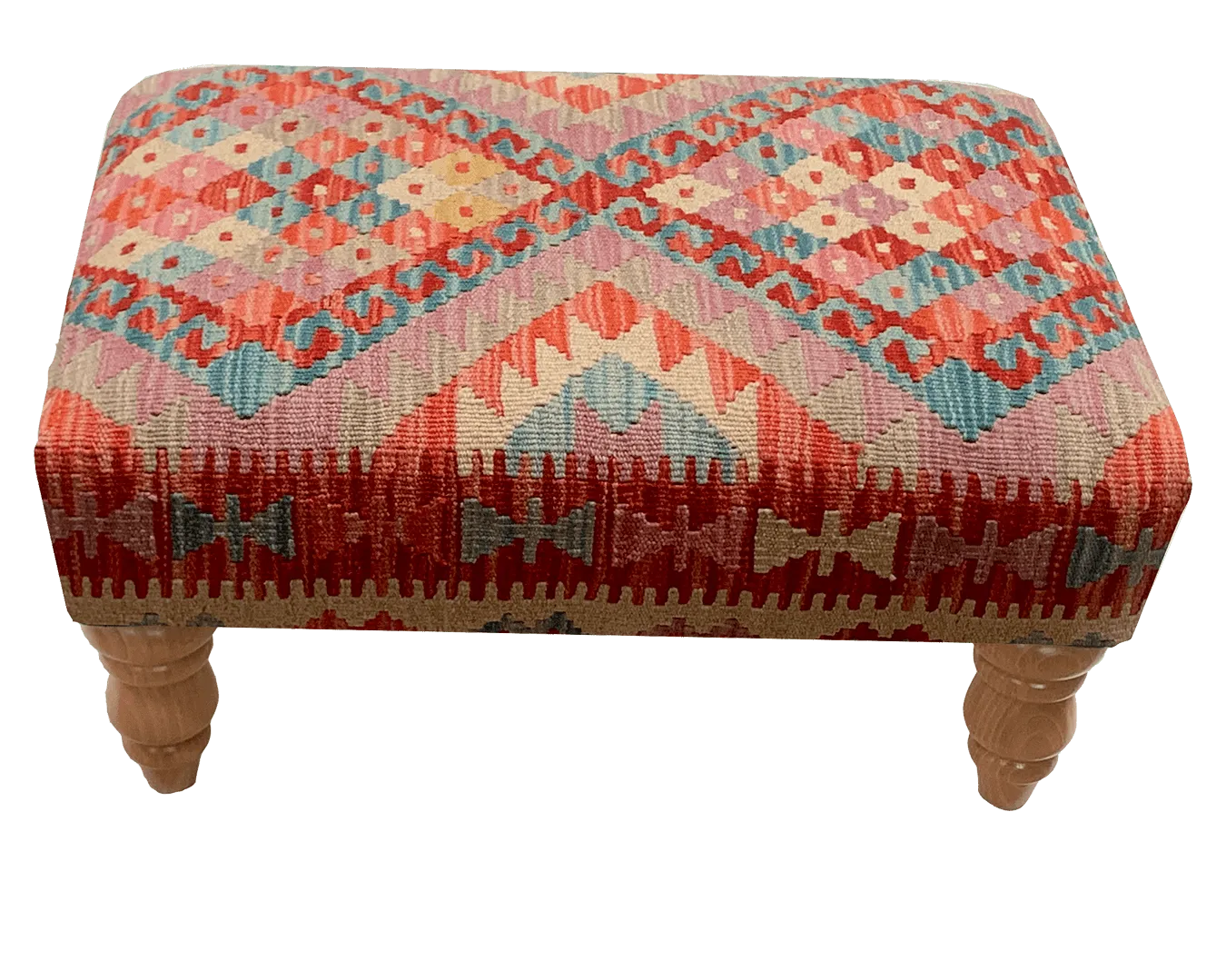 Kilim Stool 60cmsx40cms, Boho photo furniture