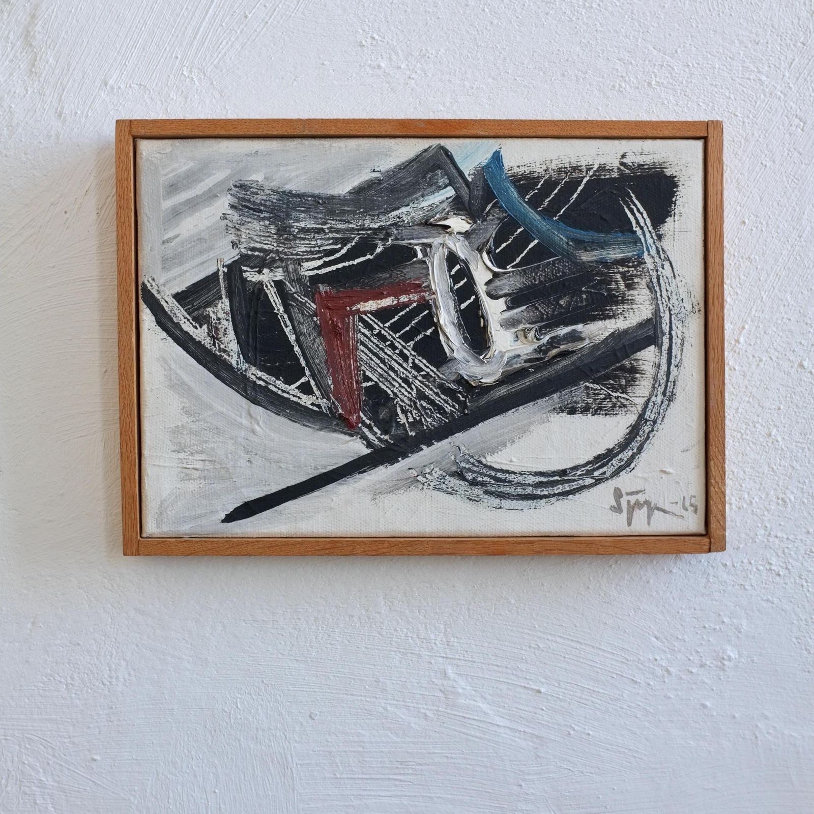 Lars Sjögren Abstract Oil Painting | Sweden | 1965
