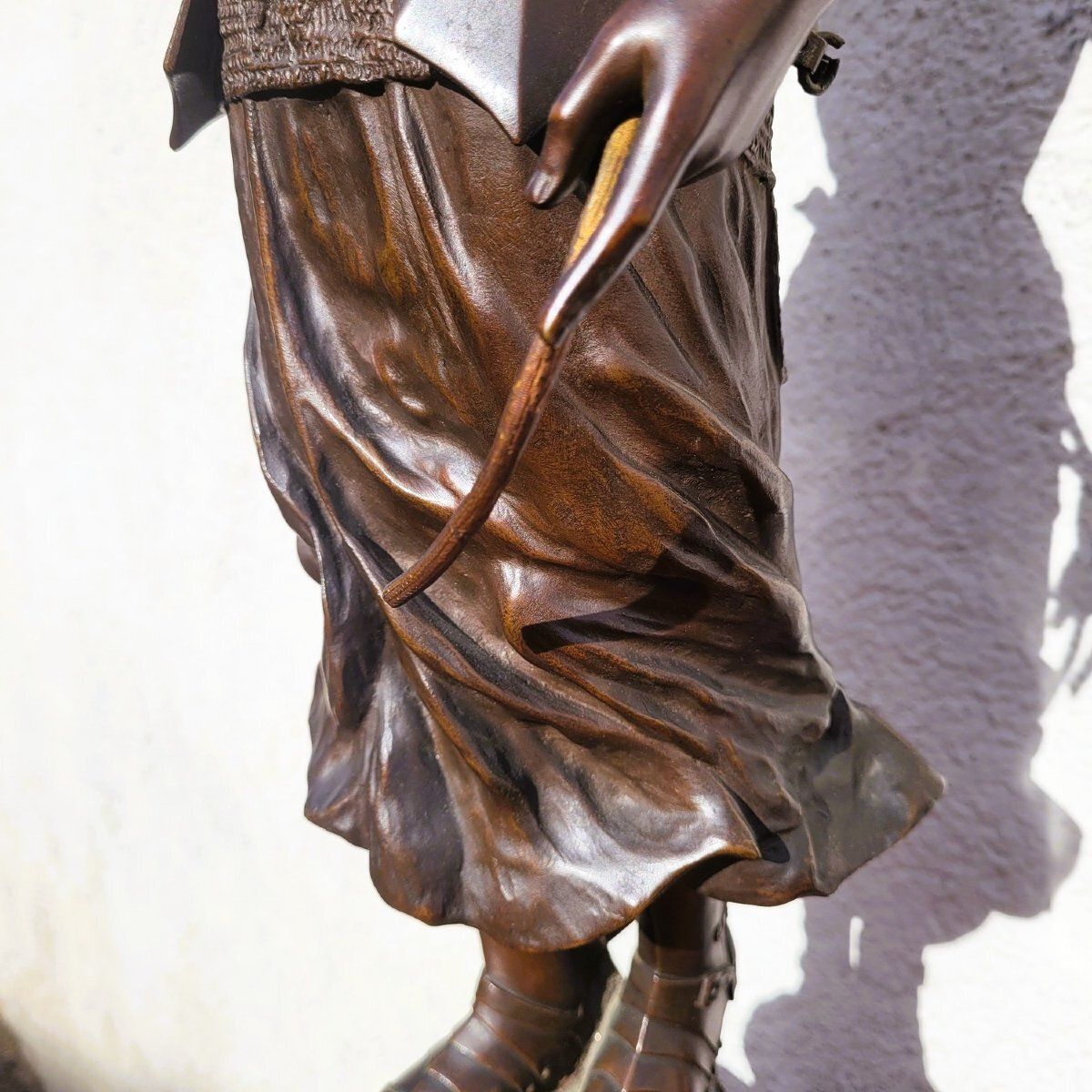 Contenot, Joan Of Arc, Signed Bronze, Late 19th Early 20th Century photo 1350.0