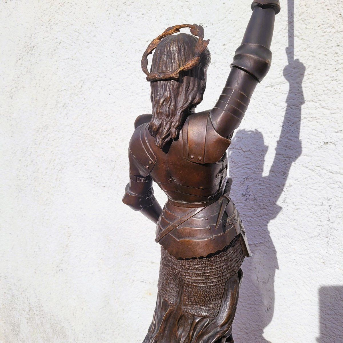 Contenot, Joan Of Arc, Signed Bronze, Late 19th Early 20th Century photo vintage