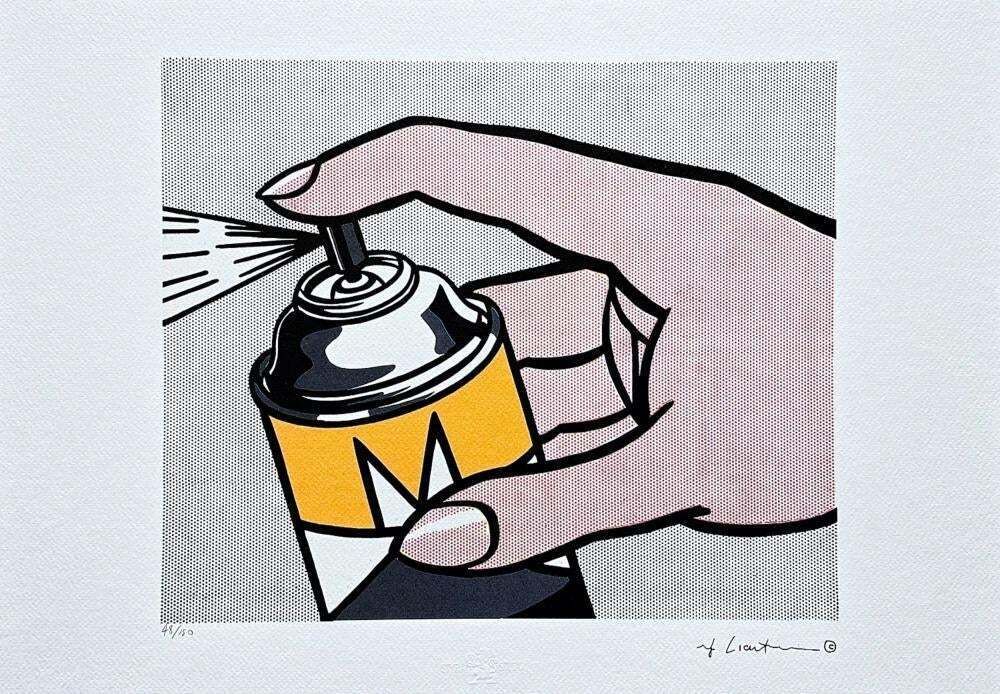 Roy Lichtenstein, "Spray II", 1990s, Silk Screen