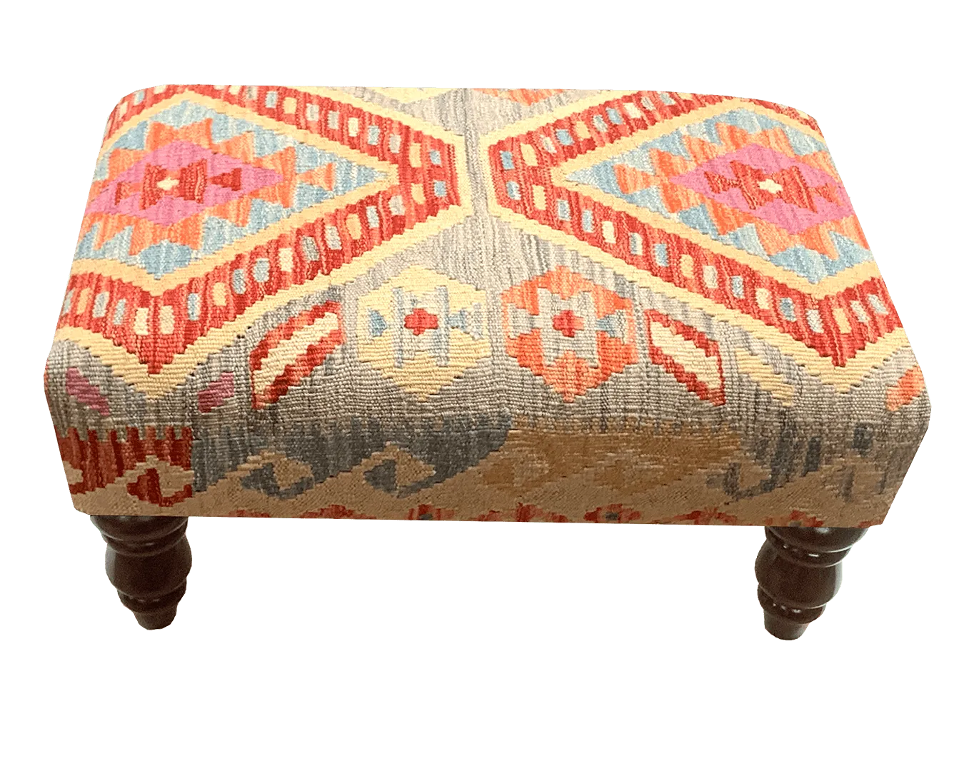 Kilim Stool 60cmsx40cms, Boho photo furniture