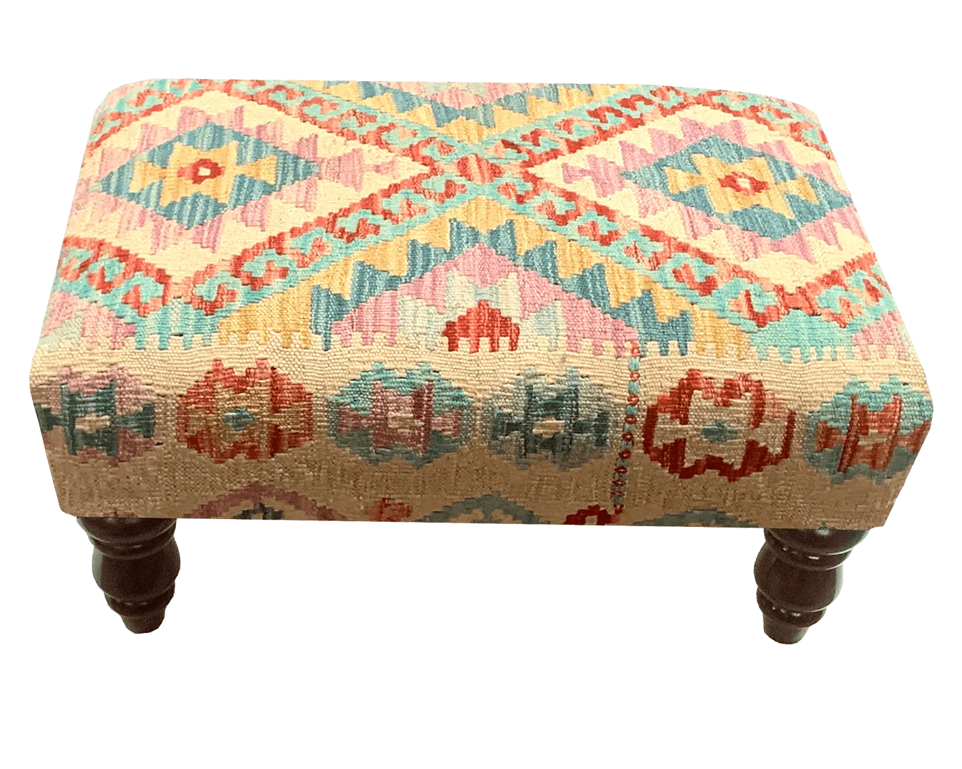 Kilim Stool 60cmsx40cms, Boho photo furniture