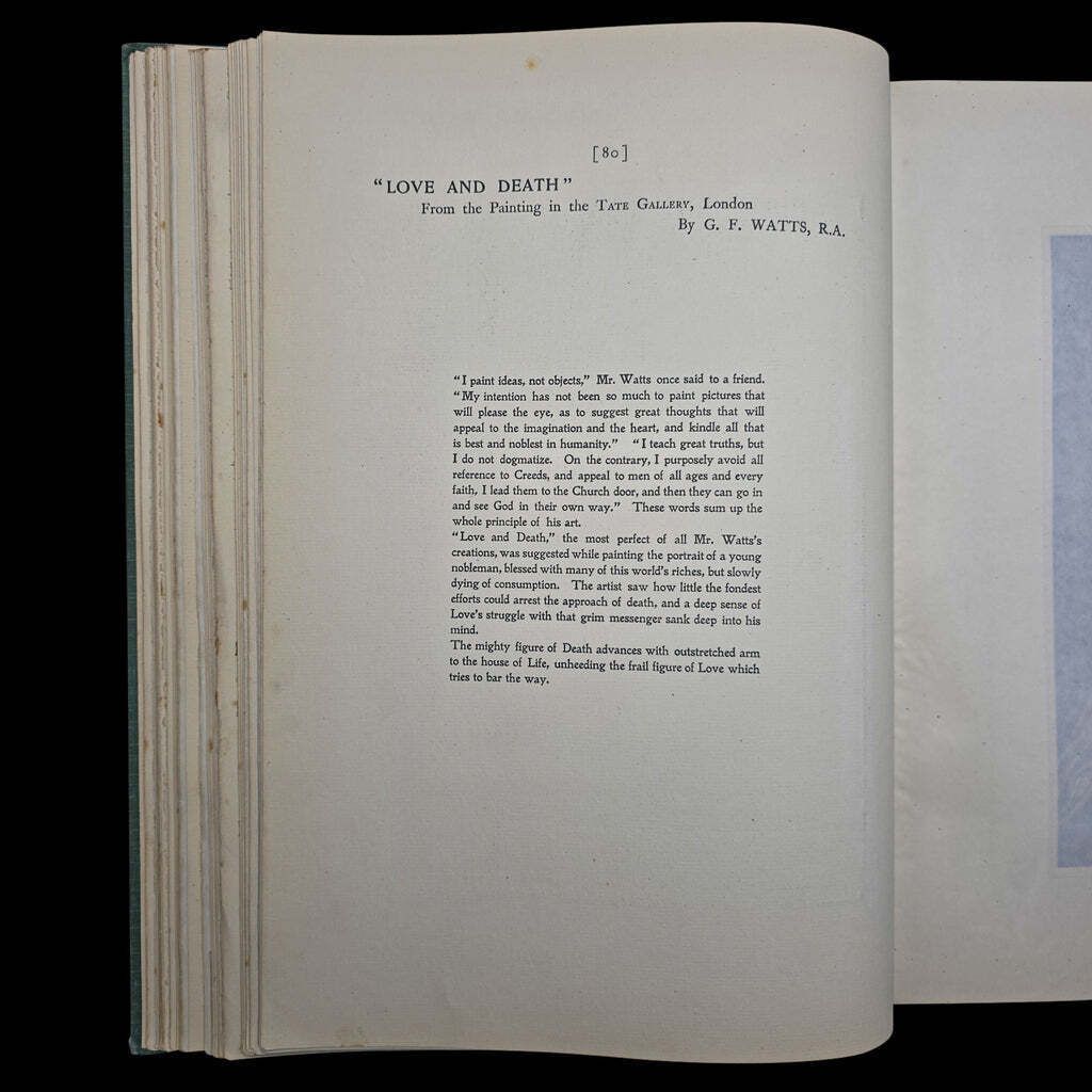 photo furniture Antique Art Book, The Hundred Best Pictures, Hardcover, Illustrated, Edwardian