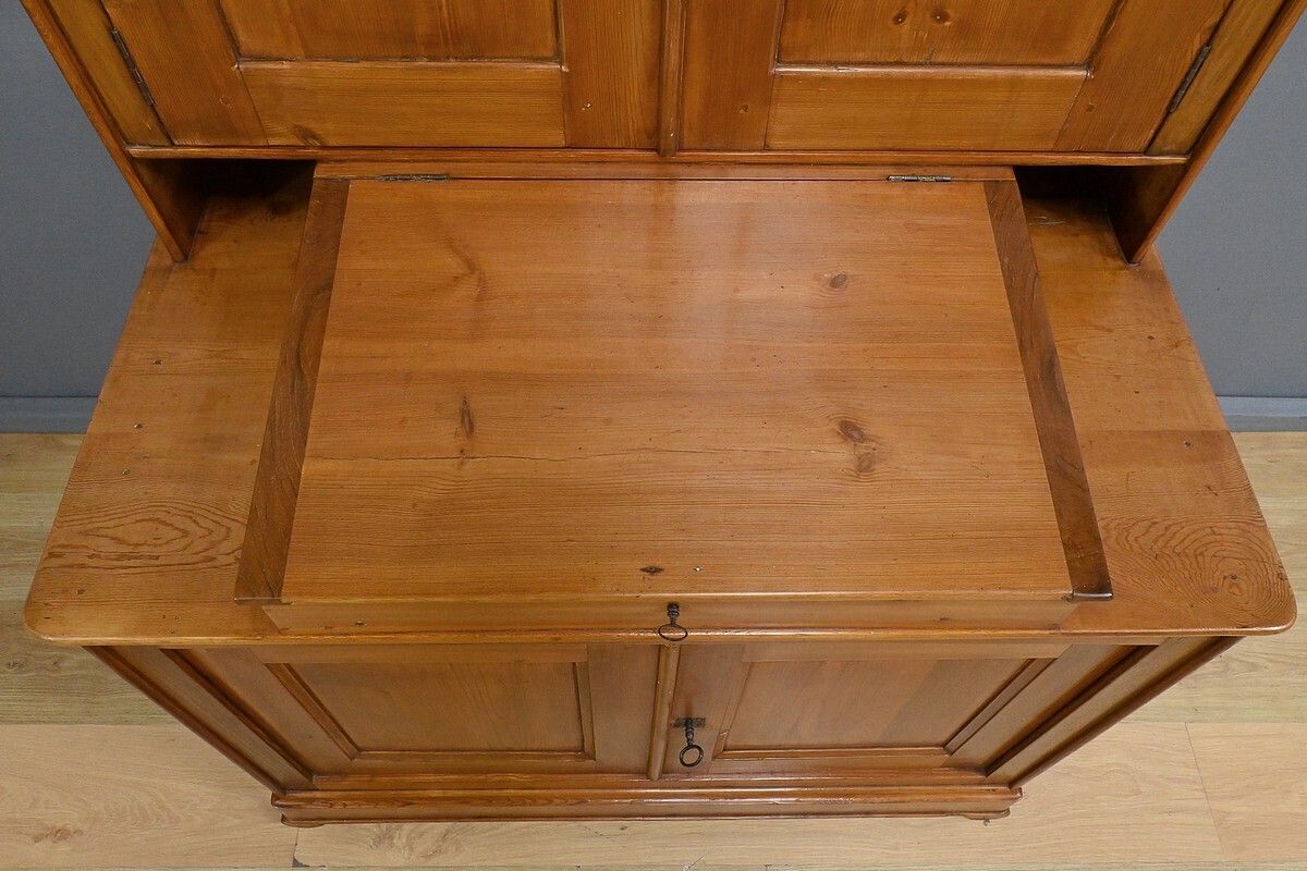 Pitch Pine Commercial Furniture With Lectern – 1920 photo vinterior