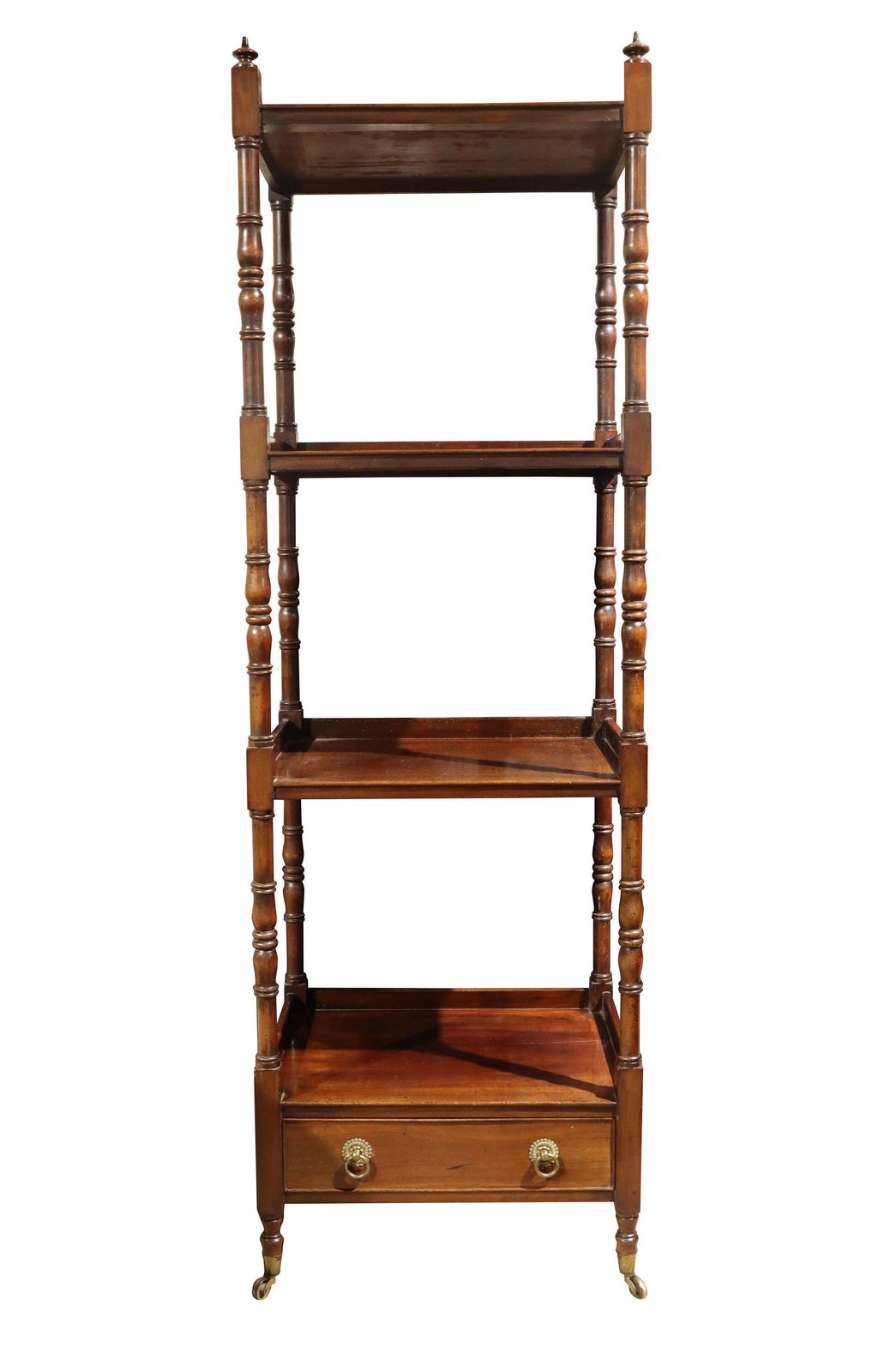 Antique Victorian Mahogany Four Tier Whatnot Circa 1890