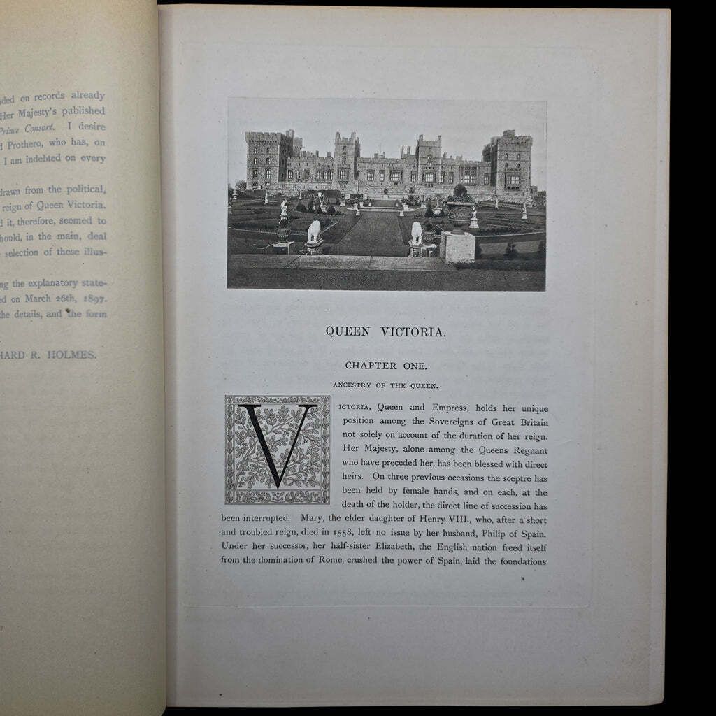 Antique Royal Book, Queen Victoria, History Reference, Hardcover, Jubilee, 1897 photo 383.0