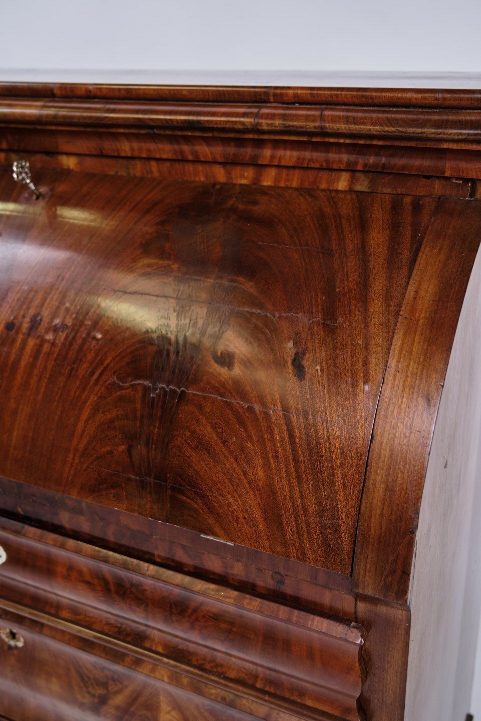 Chatol   3 Drawers   Hand Polished Mahogany   Danish Cabinet Maker   1820s photo vintage