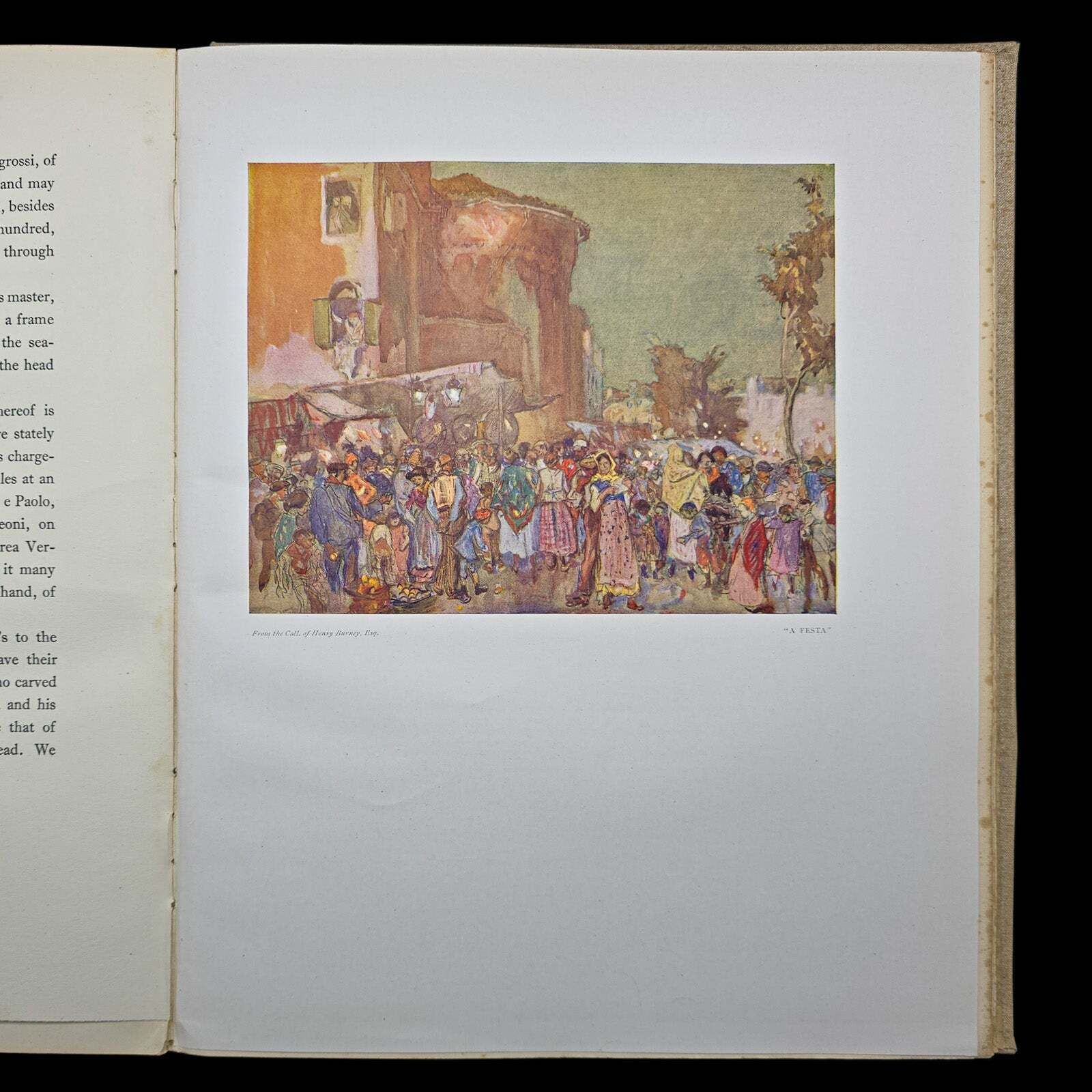 photo furniture Antique Art Book, The Pageant Of Venice, Hutton & Brangwyn, Illustrated, C.1920