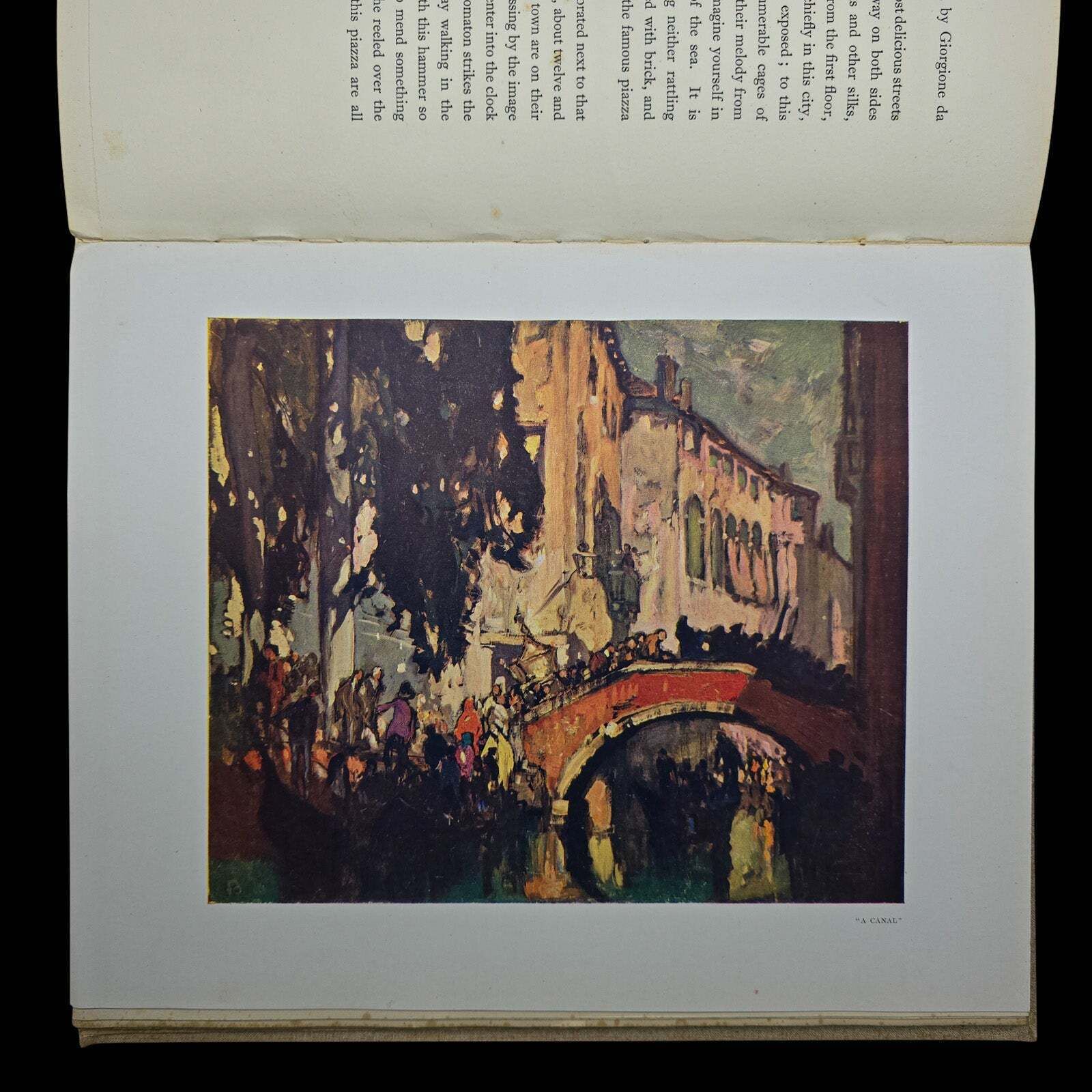 Home Decor Antique Art Book, The Pageant Of Venice, Hutton & Brangwyn, Illustrated, C.1920 photo