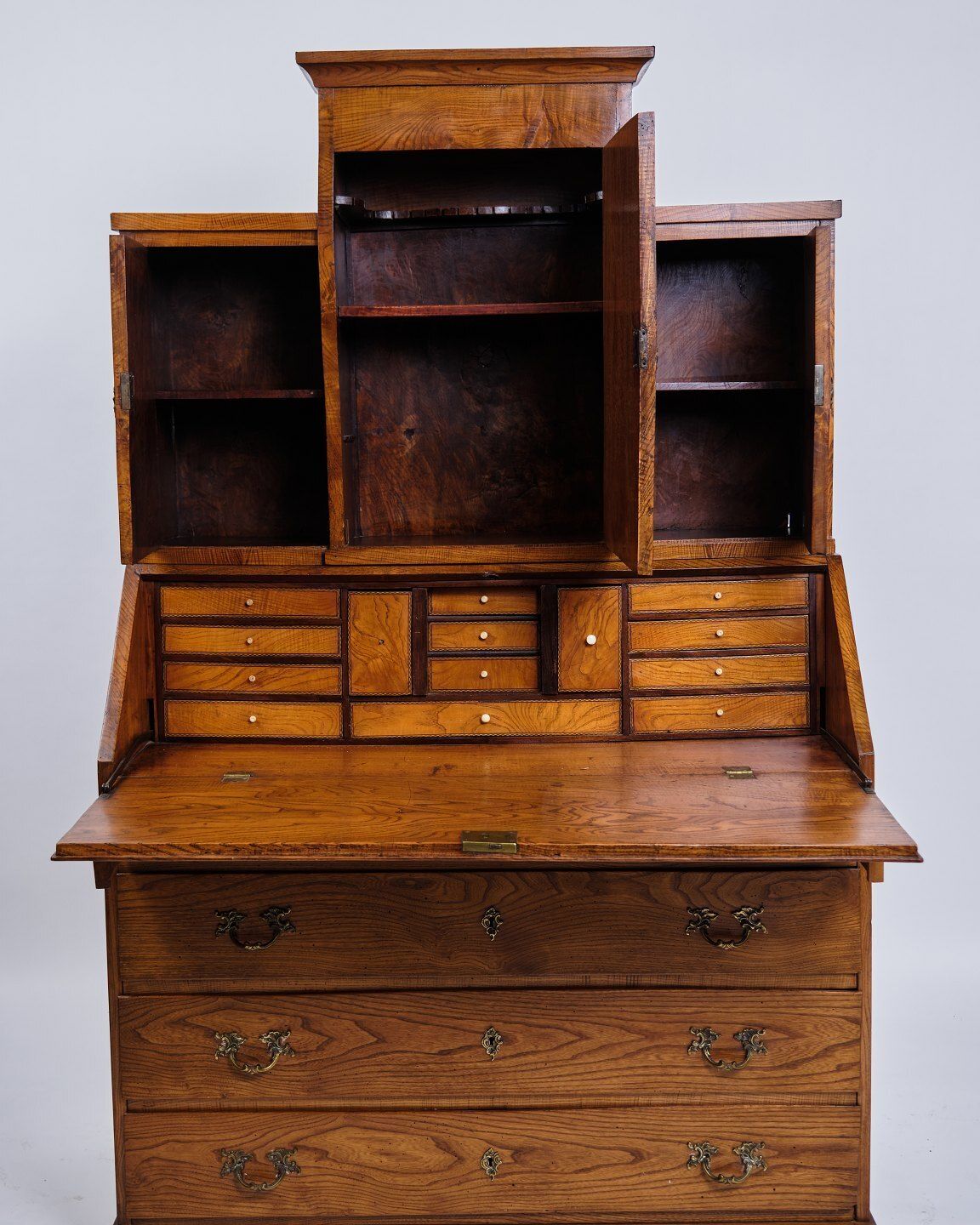 Chatol – Oak / Elm & Brass – Louis Seize Style – Circa 1840 photo furniture