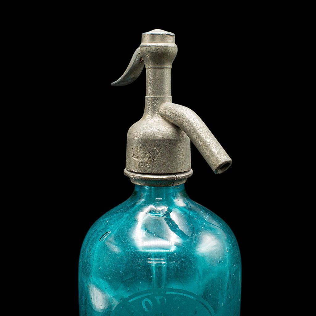 Pair Of Soda Syphons, French, Glass, Seltzer Bottle, Early 20th Century, Barware photo buy