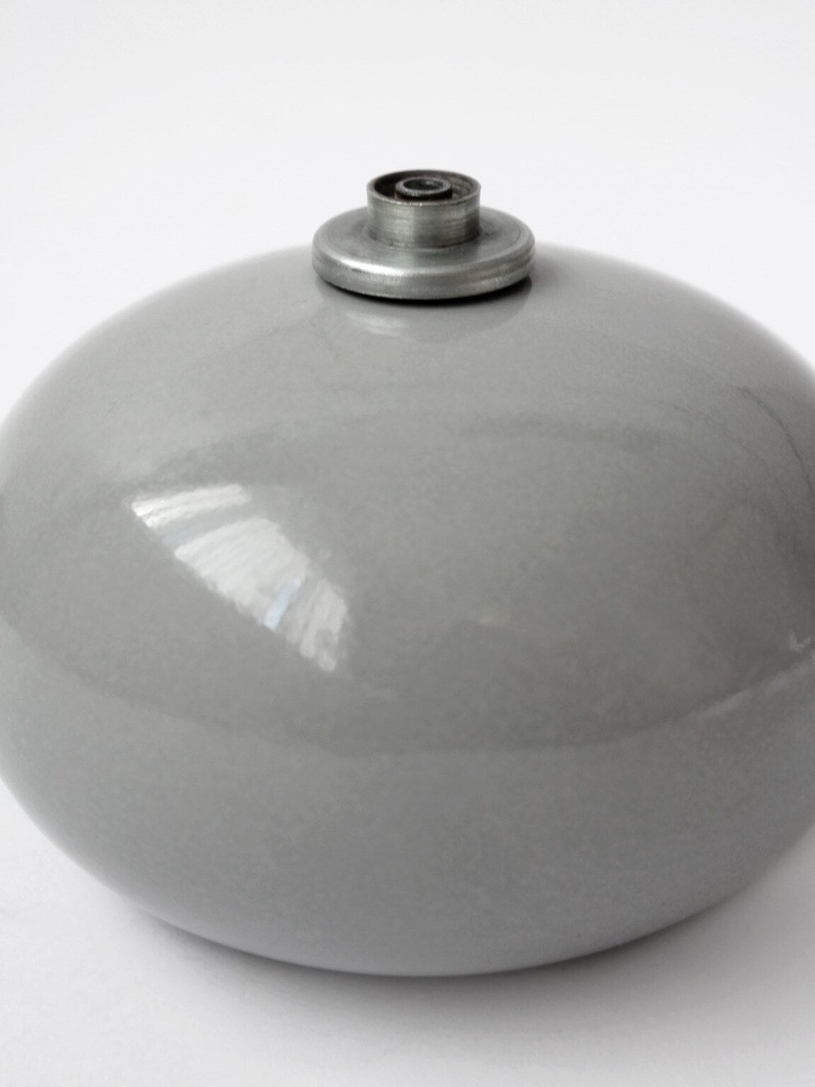 Anne Nilsson Höganäs Ceramic Grey Aladdin Oil Lamp photo Lighting