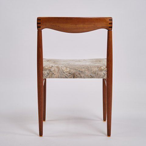 Set Of Six Dining Chairs   Teak & Light Upholstery   Henry W. Klein   Bramin   1960s photo buy