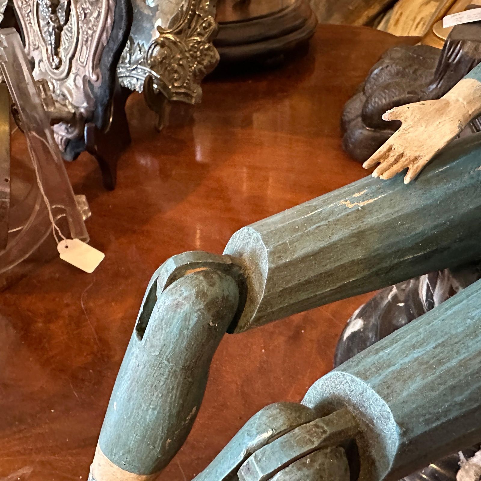 1950s Lacquered Wood Italian Articulated Mannequin photo vinterior