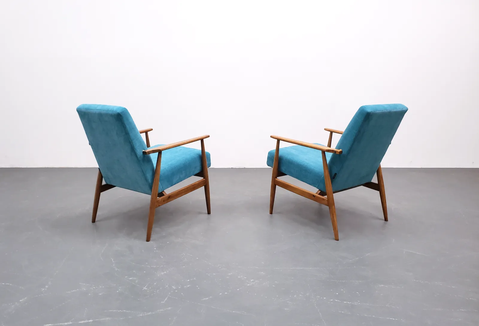 1960 Henryk Lis Armchair In Turquoise photo 550.0