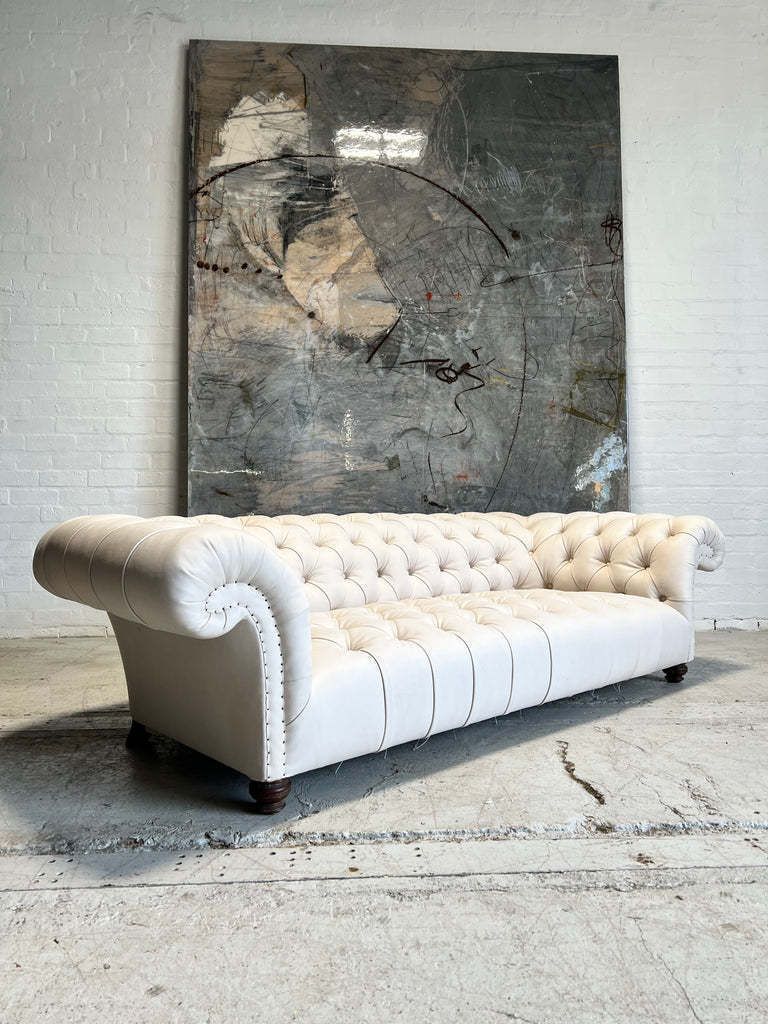Antique 19thc Howard & Sons Chesterfield Sofa   Fully Restored   Can Be Dyed The Colour Of Your Choice photo furniture