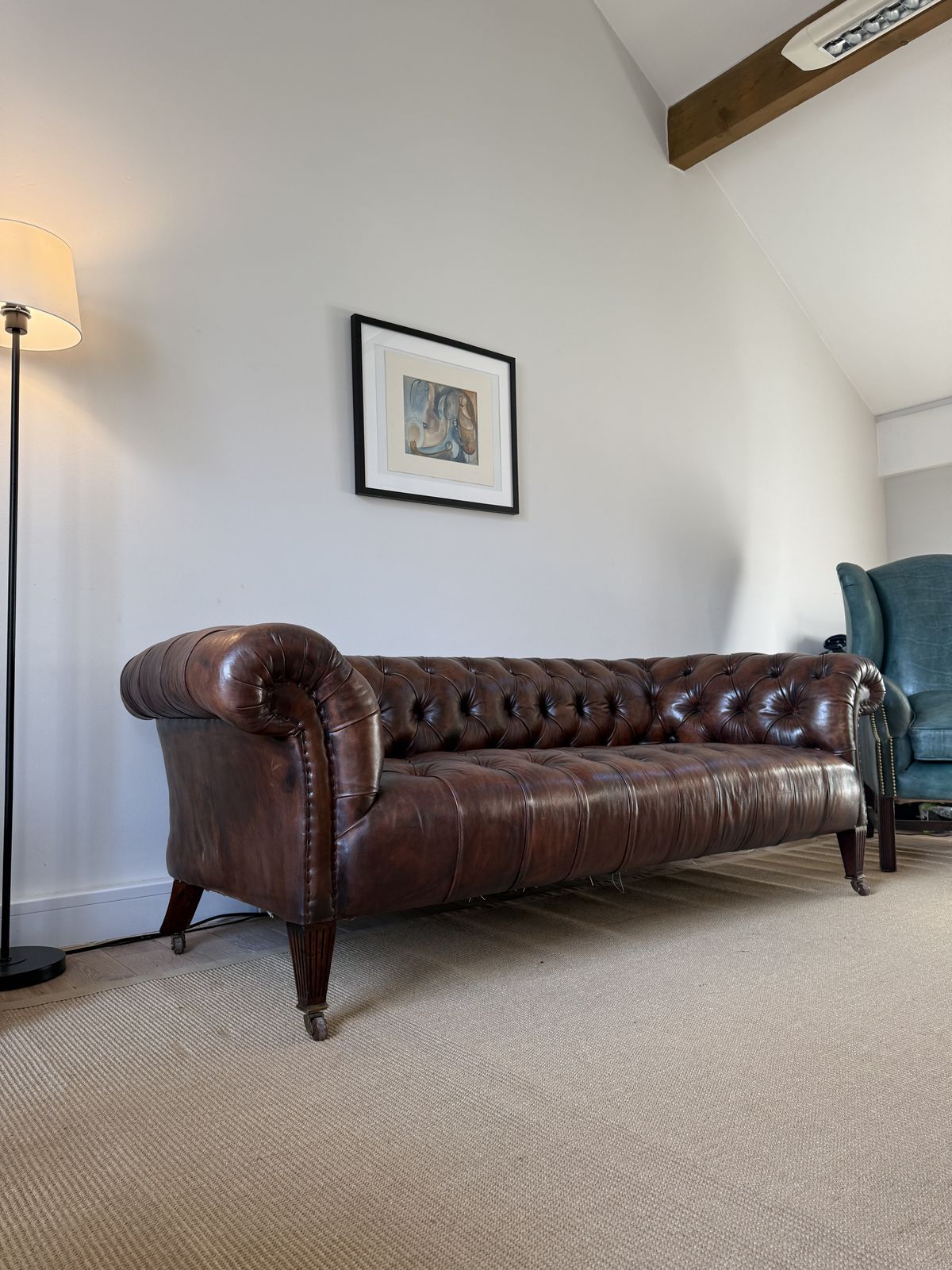 photo buy Antique 19thc Chesterfield Sofa By Hamptons Of Pall Mall