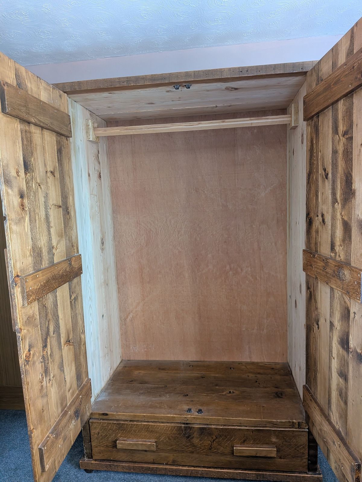 Rustic Forever Double Wardrobe (Chunky Monkey) photo buy