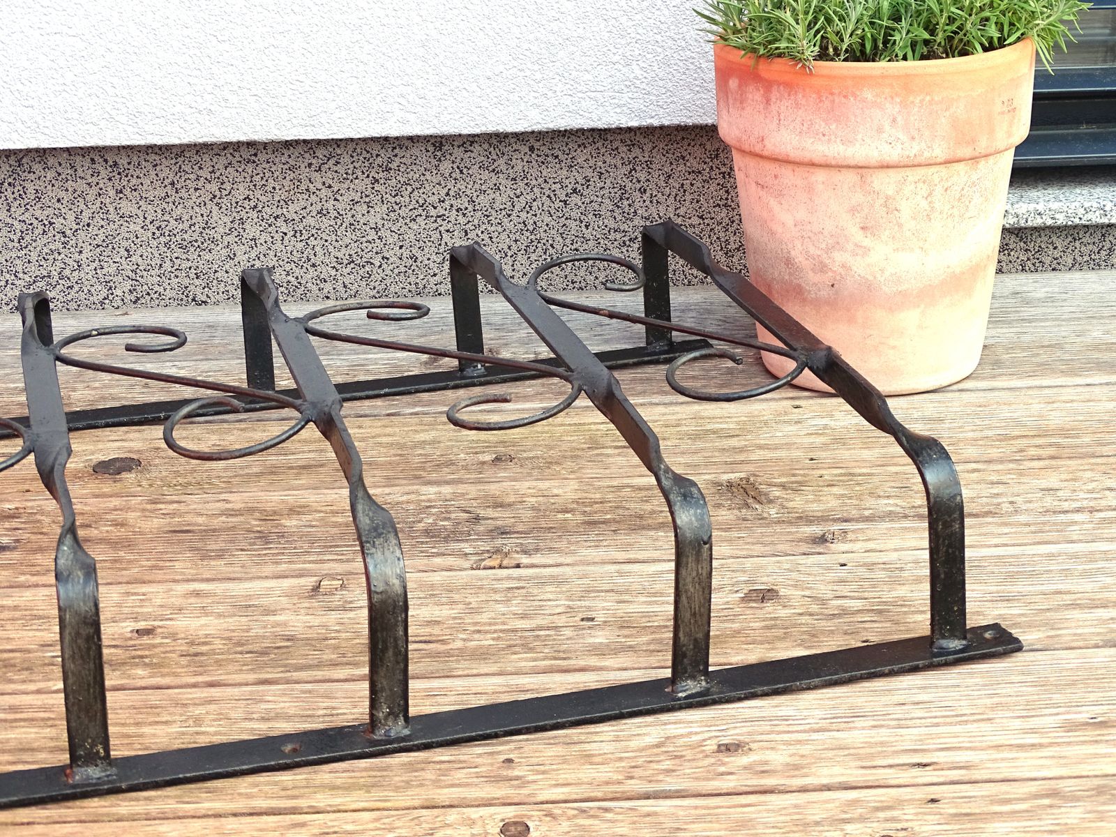 Wrought Iron Window Grill: Brocante Garden Decor, Architectural Salvage photo Home Fixtures