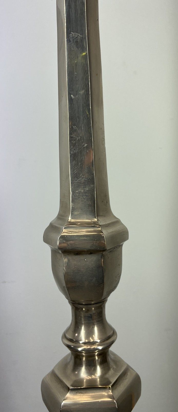 Floor Lamp Vintage French Metal Tall Heavy Lot 4105 photo vinterior