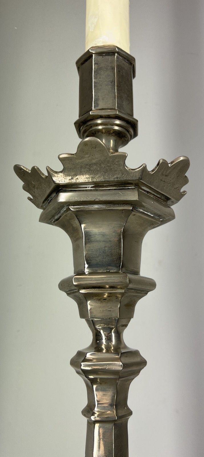 Floor Lamp Vintage French Metal Tall Heavy Lot 4105 photo vintage
